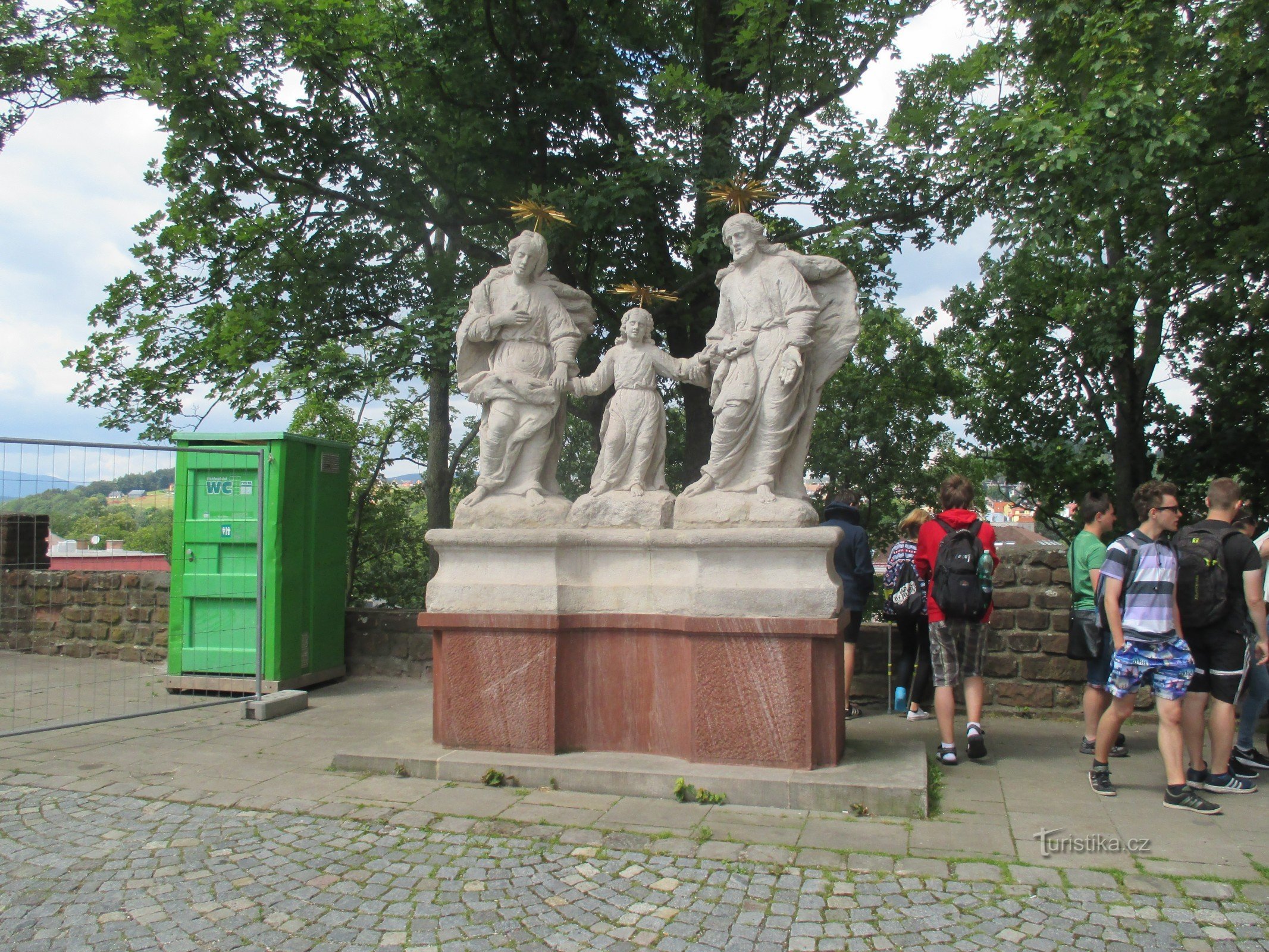 Trutnov - Heliga familjens skulptur