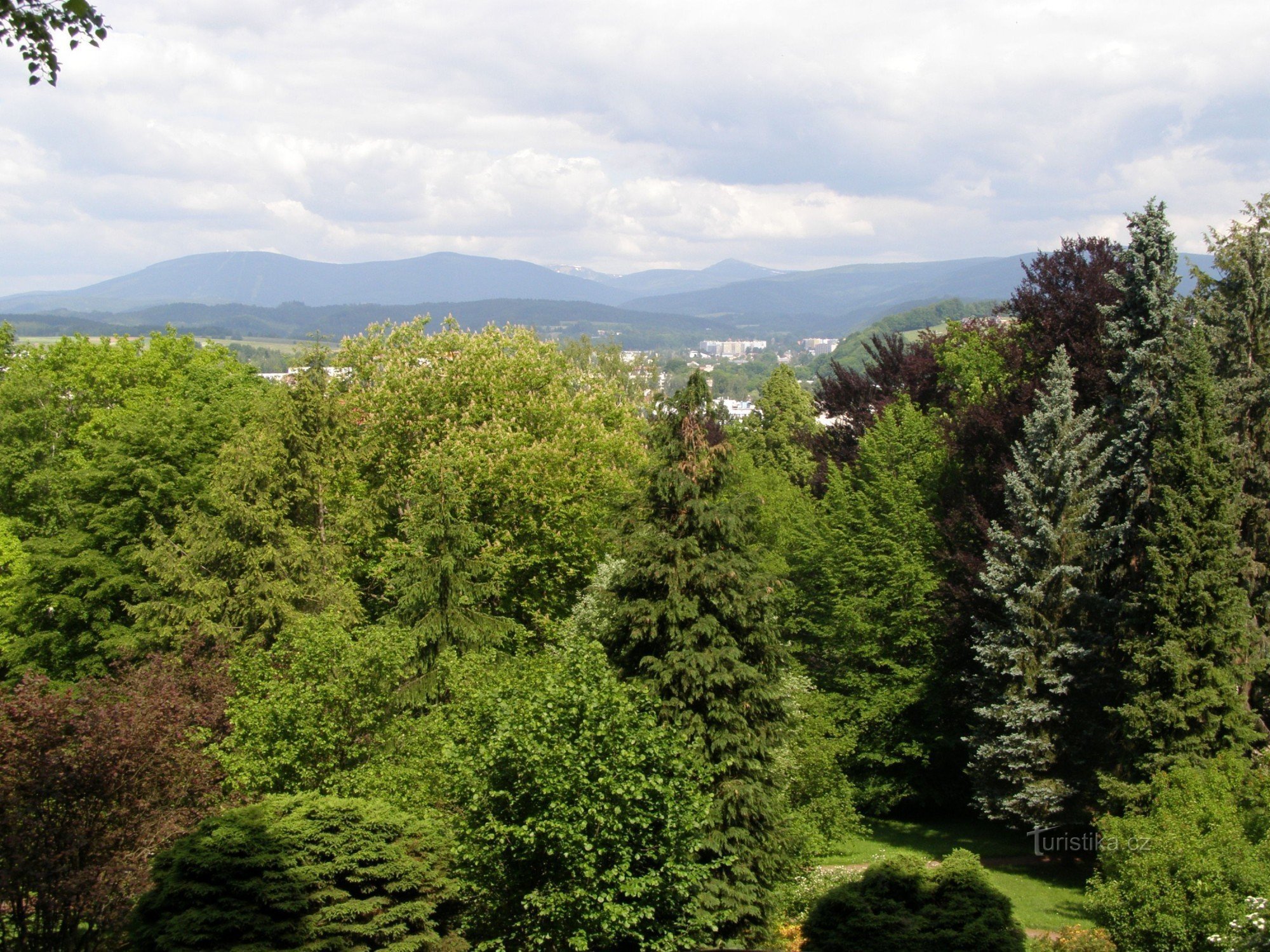 Trutnov - vista de las Montañas de los Gigantes