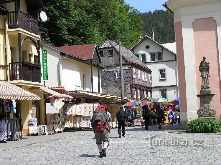 market place by the church