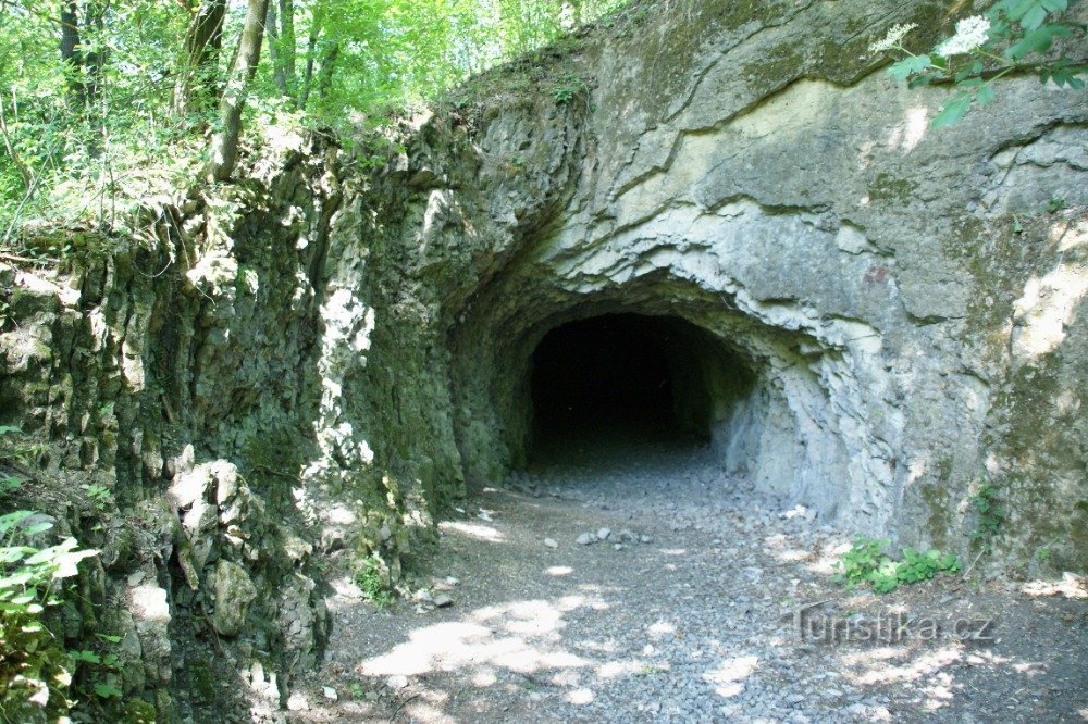 Tunnel in de Prokop-vallei (Praag - Hlubočepy)