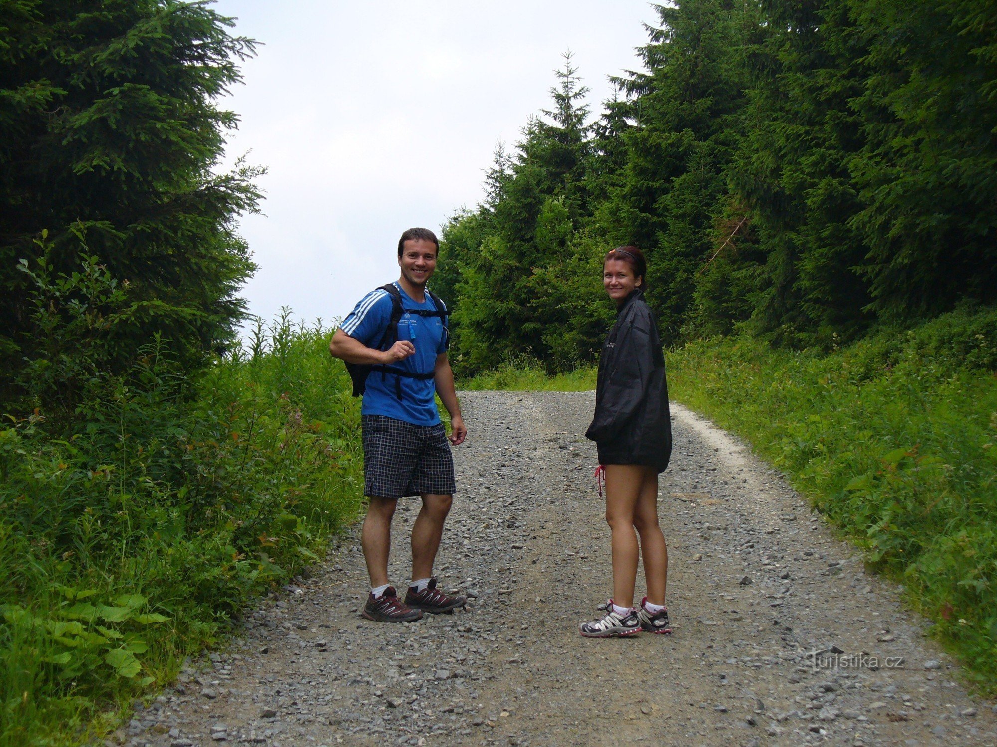 Touristen - Tochter mit Freund