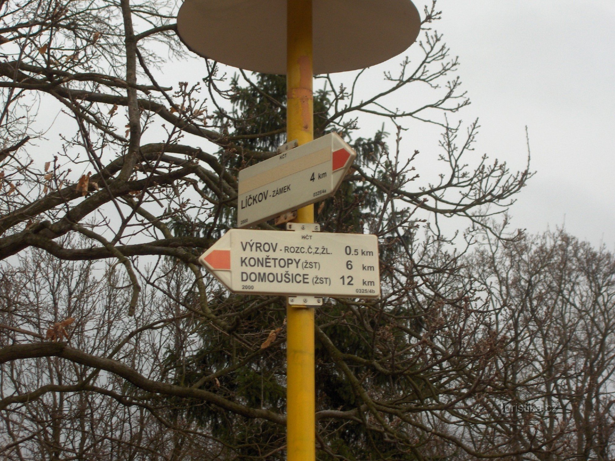 touristische Orientierung an der Spitze