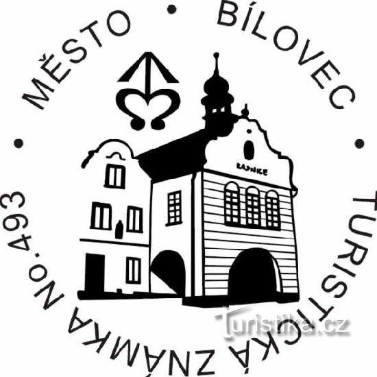 Timbro turistico di Bílovec