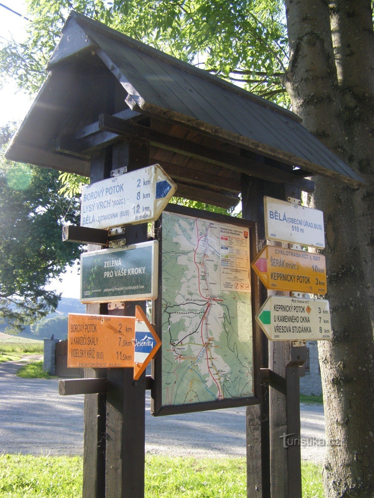 turistkorsvej Bělá pod Pradědem - bus, kommunekontor