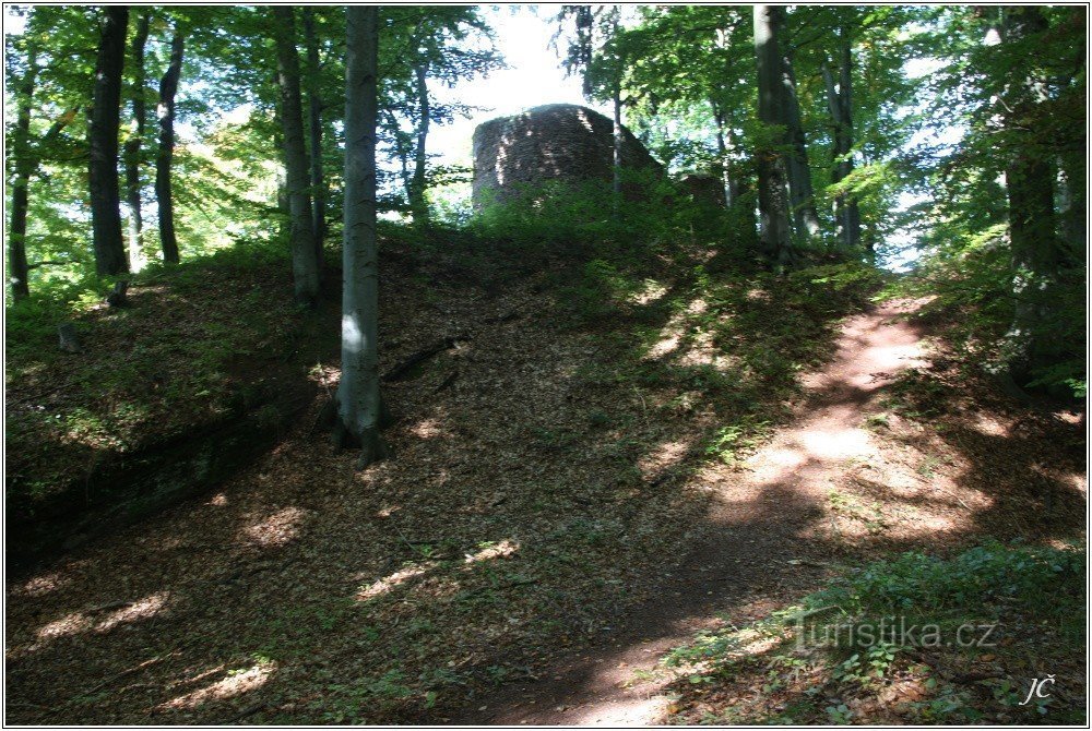 Tourist crossroads Břecštejn