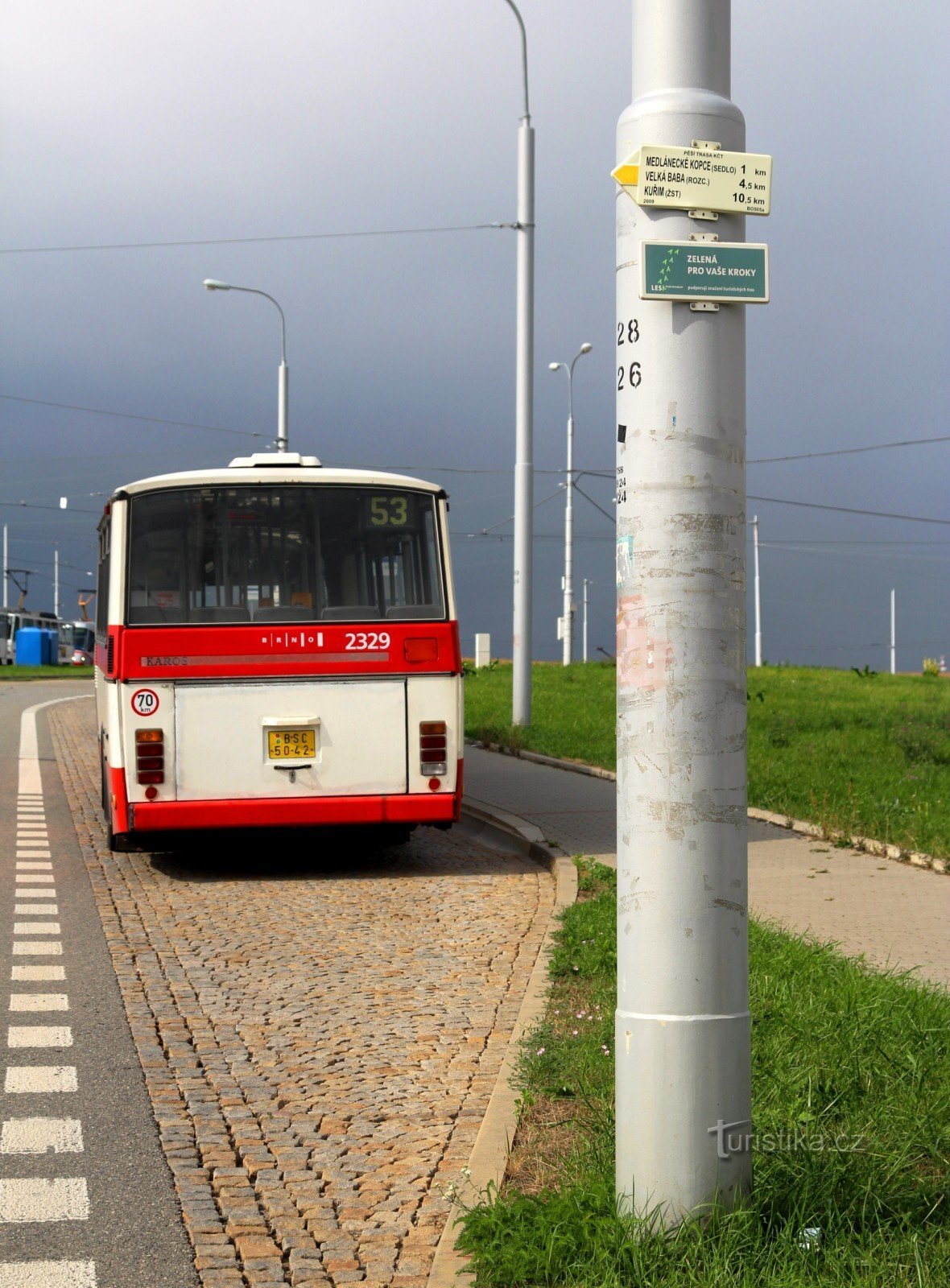 Turistvejkryds Brno-teknologiparken