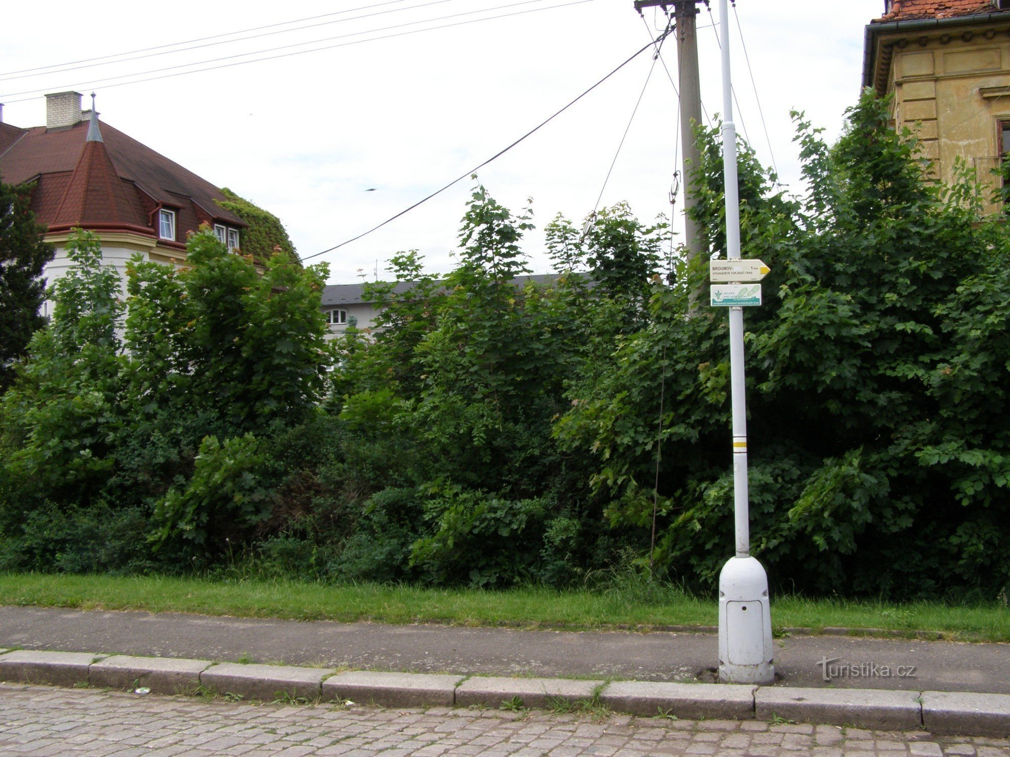 touristische Kreuzung Broumov - Bahnhof, Bahnhof