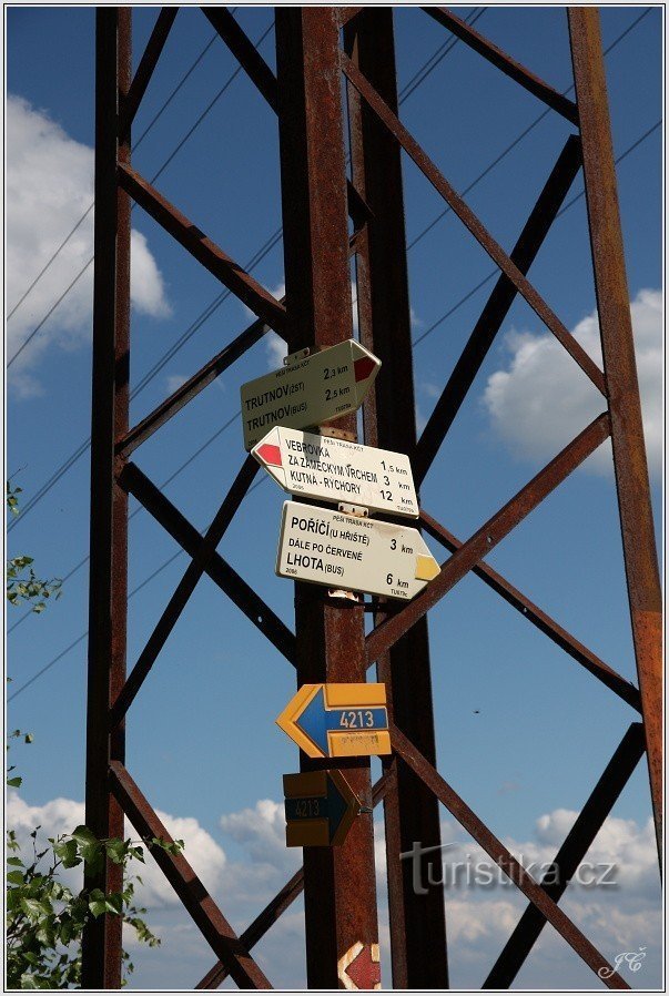 Turistické rozcestí Bučina