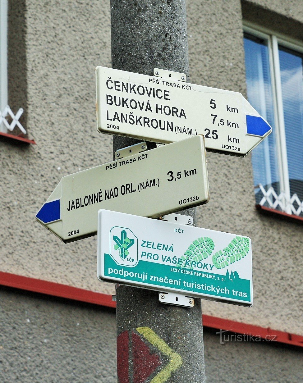 Turistvejkryds Bystřec