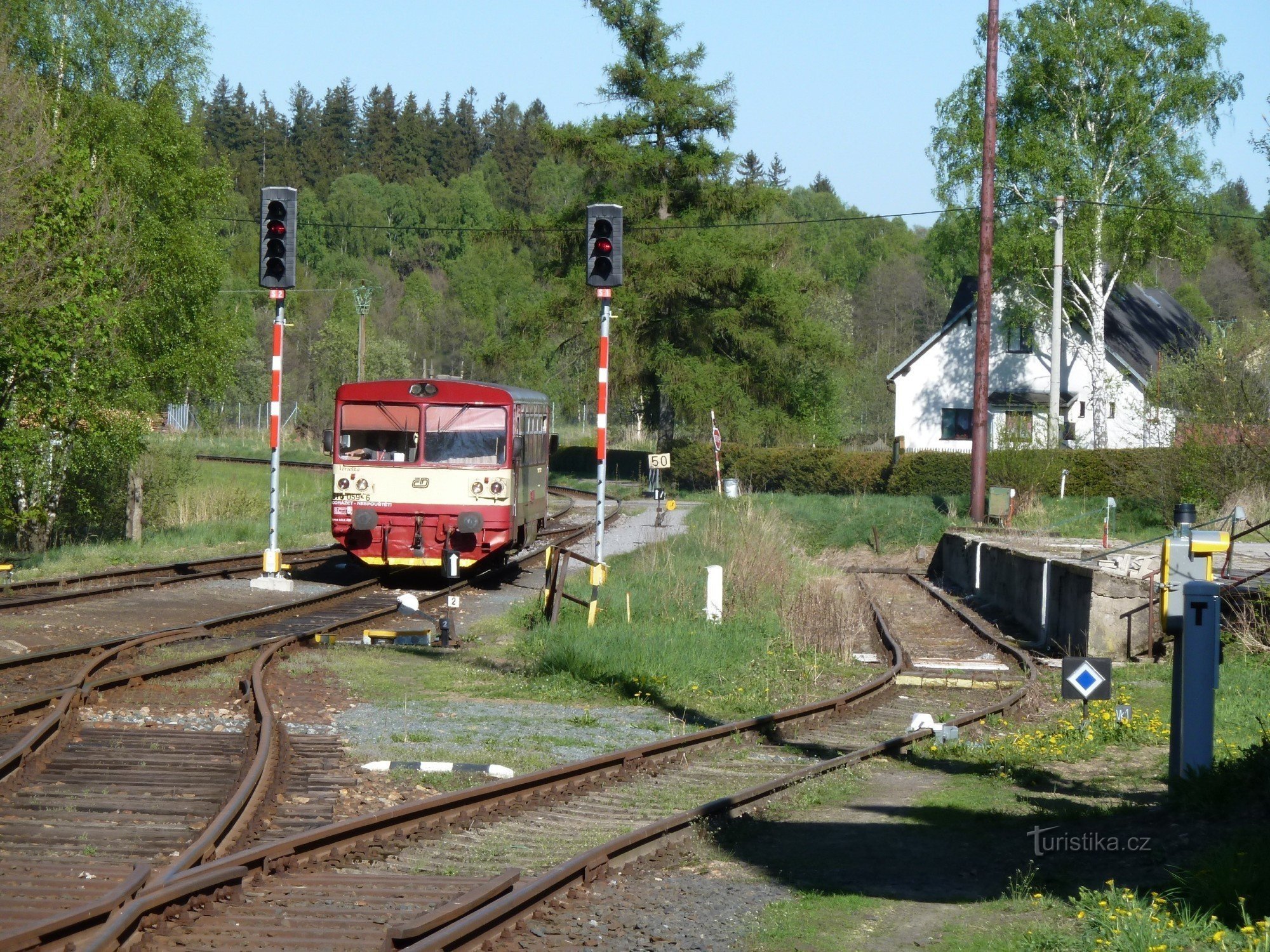 turistkorsvej Čachnov (žst)