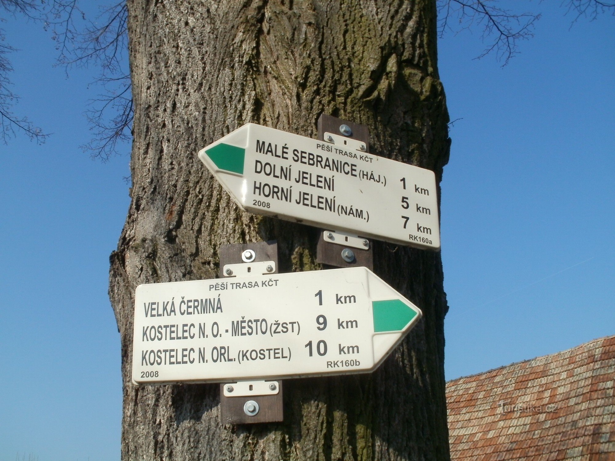 tourist crossroads Čermná nad Orlicí