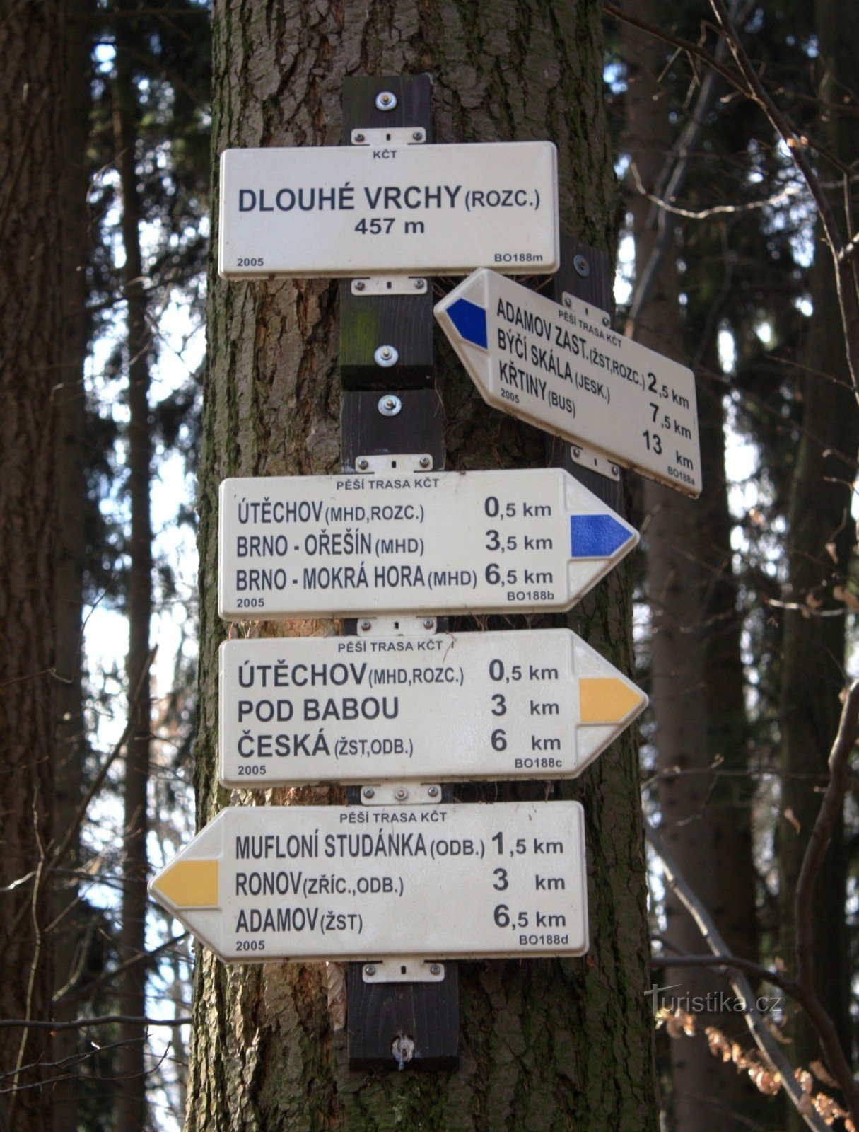 Răscruce turistică Dlouhé vrchy