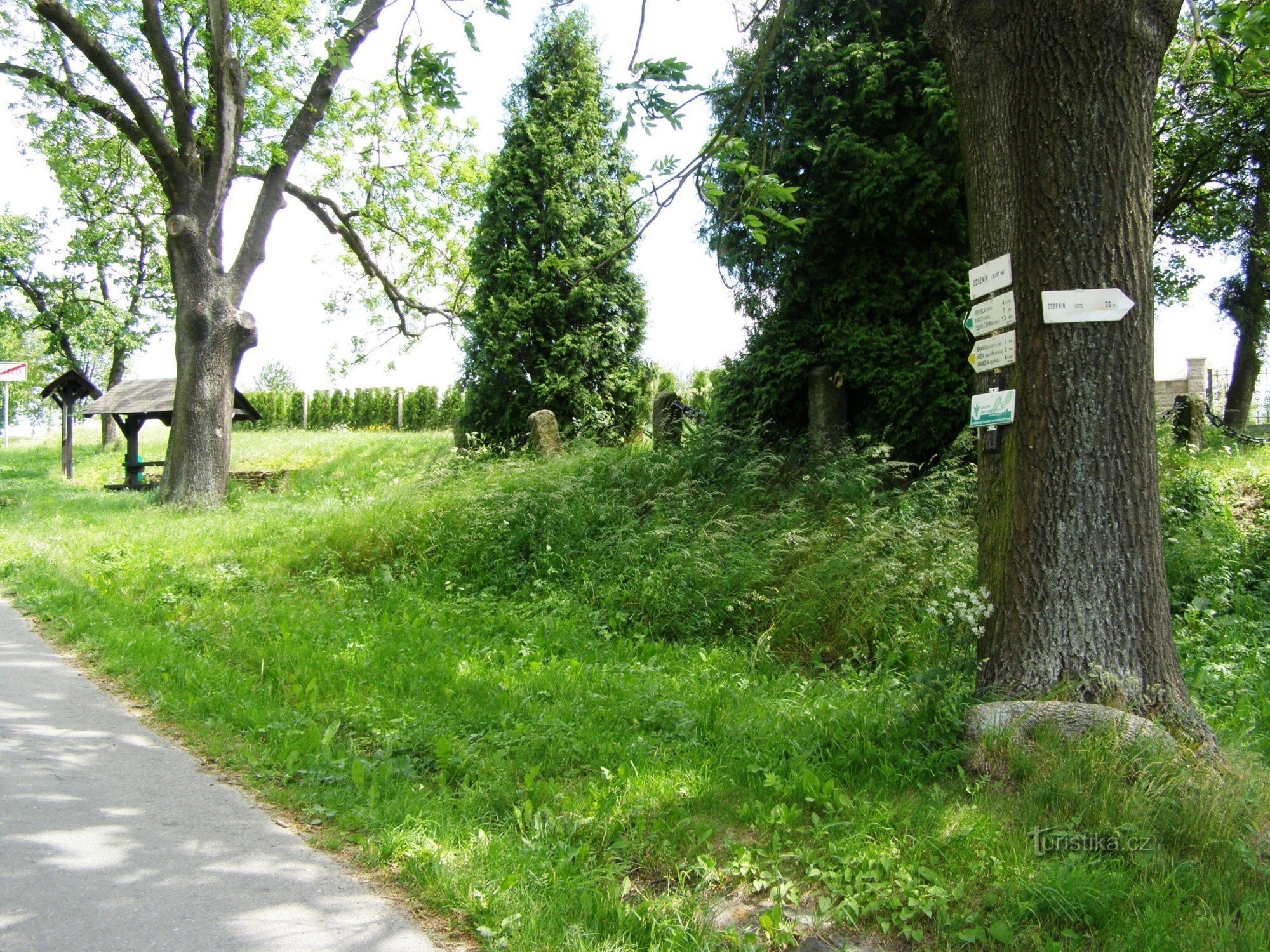 toeristisch kruispunt Dobenín (Václavice)