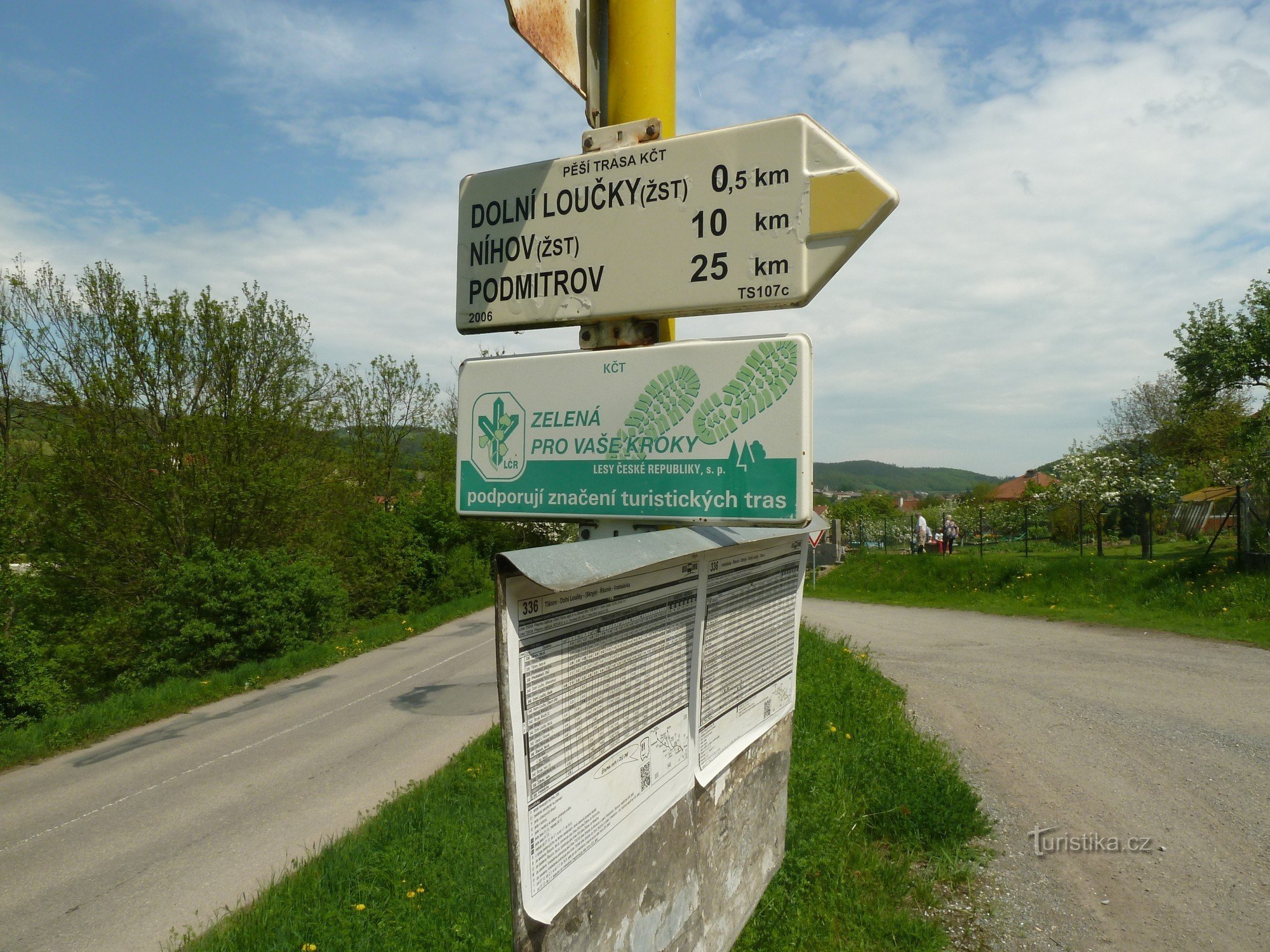 Intersecție turistică Dolní Loučky (intersecție)