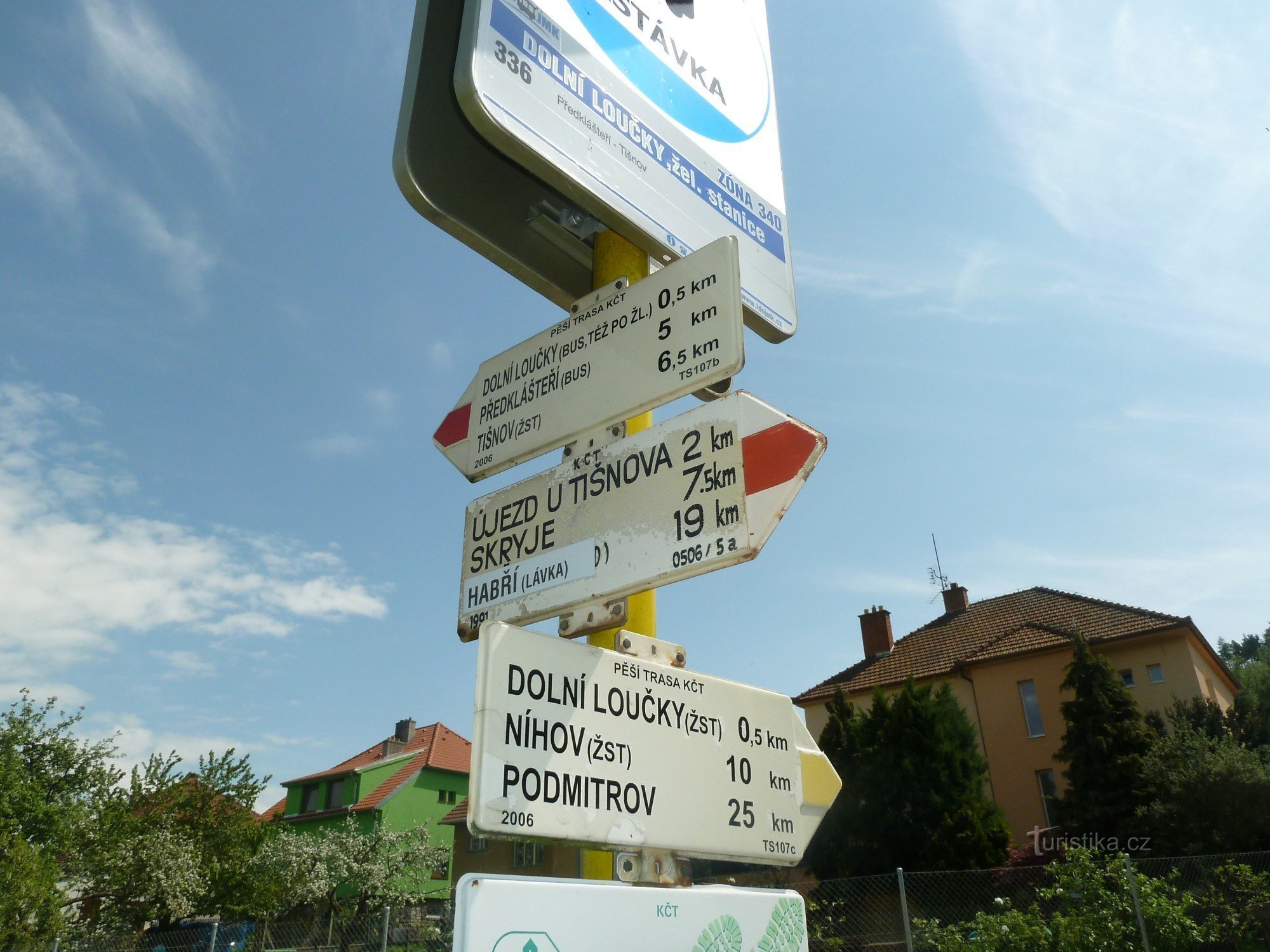 Dolní Loučky tourist junction (junction)