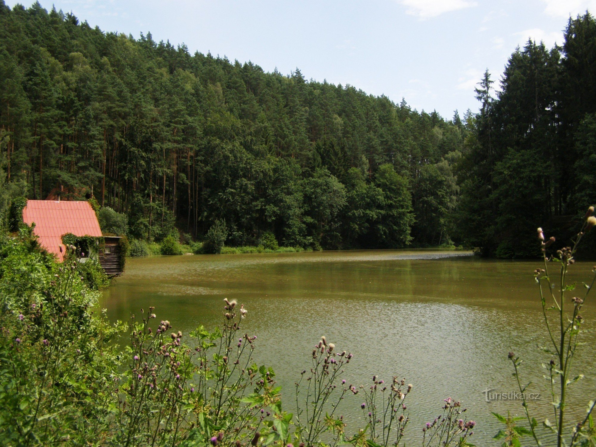 touristische Kreuzung Dolní Mlýn