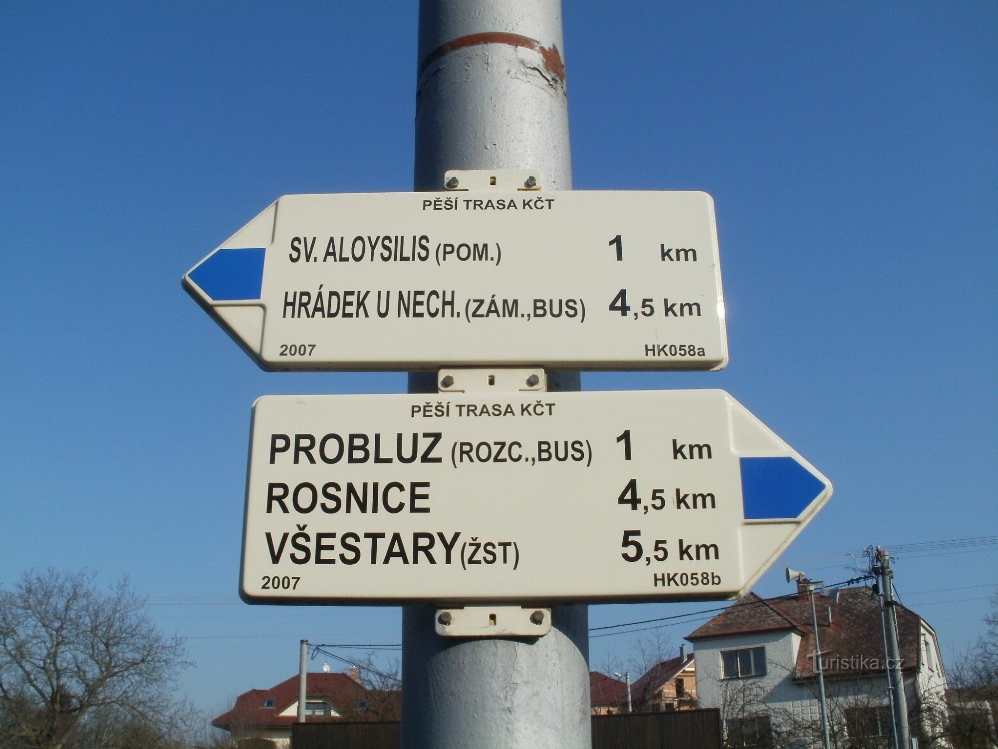 turističko raskrižje Dolní Přím
