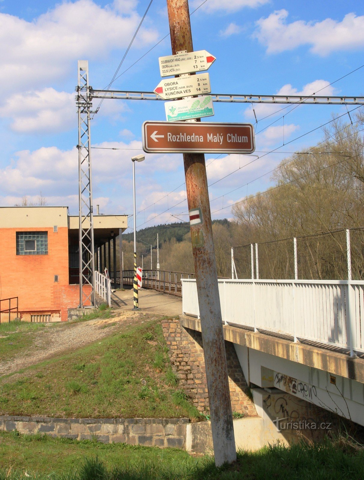 Cruzamento turístico de Doubravice nad Svitavou