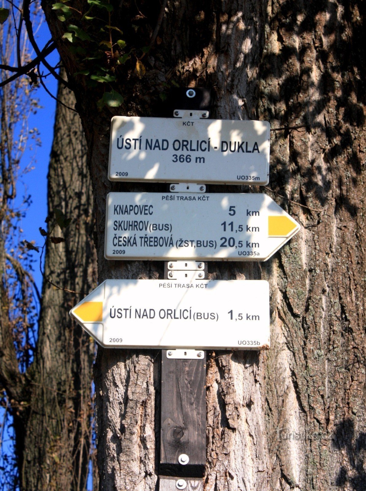 Dukla tourist crossroads