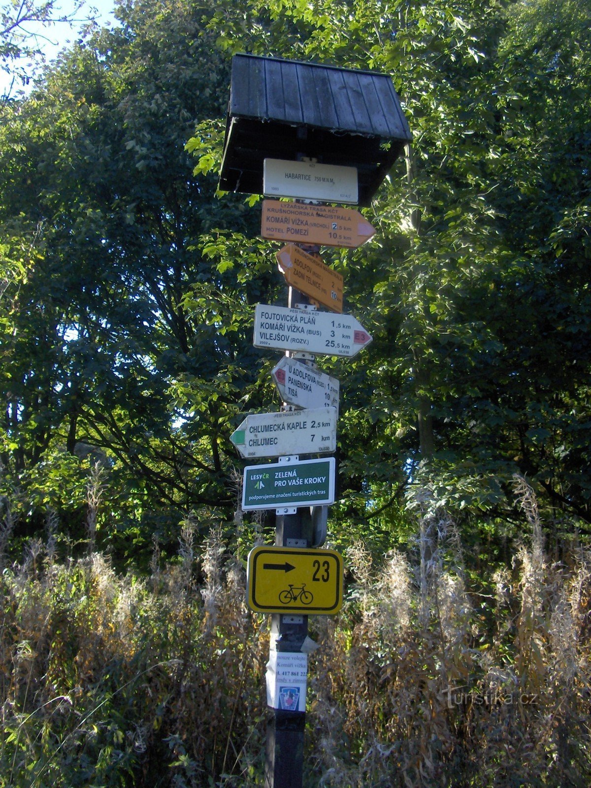 carrefour touristique d'Habartice