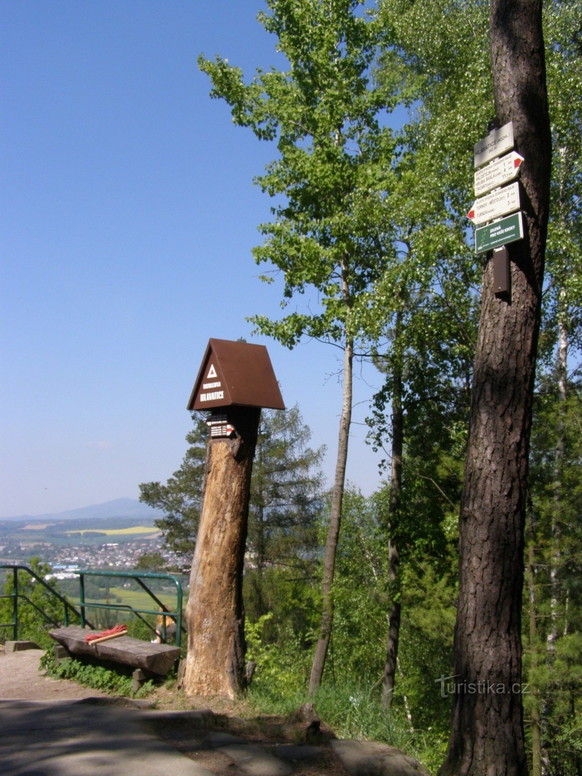 Touristenkreuzung Hlavatice