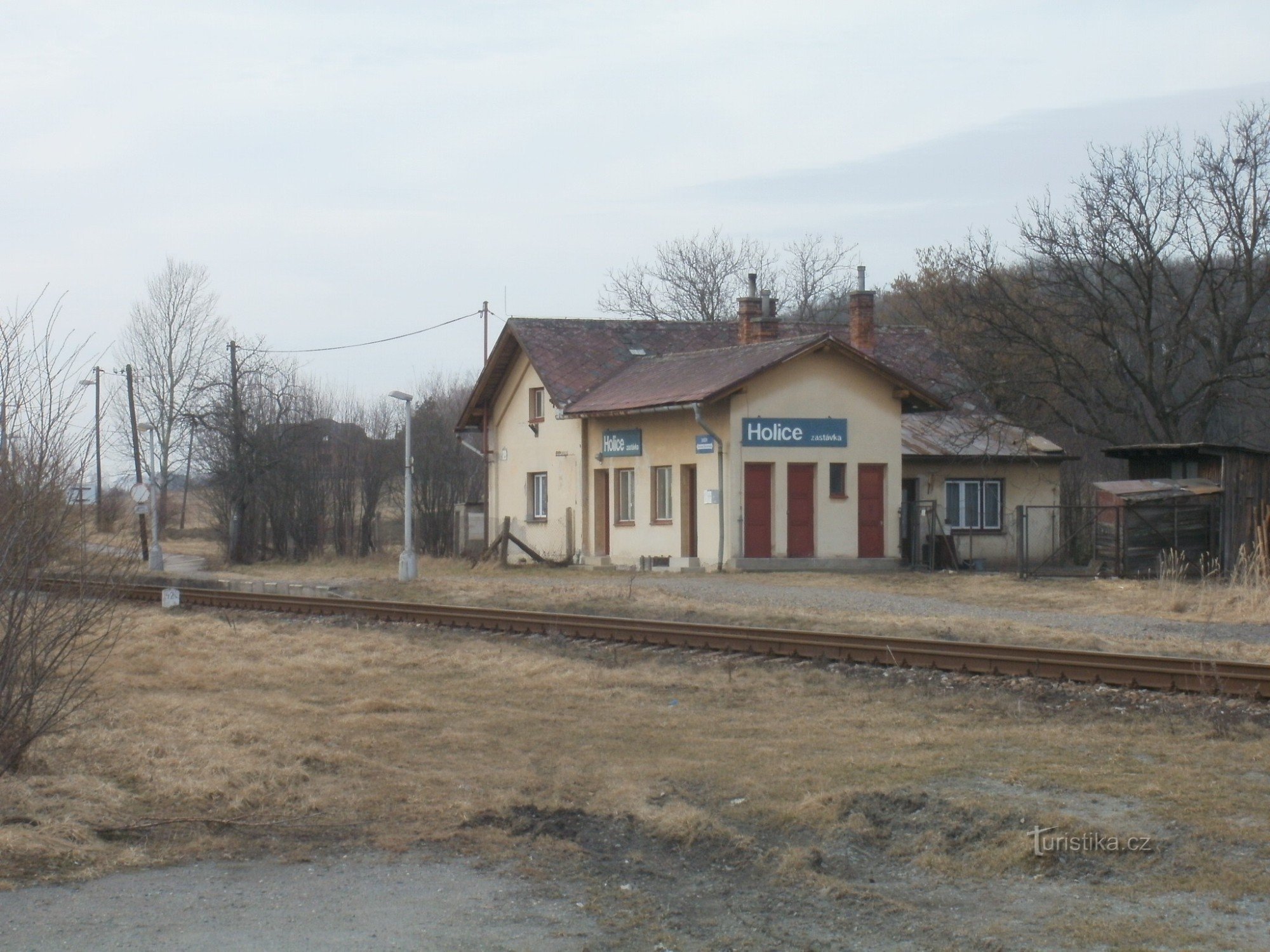 tourist crossroads Holice - stop