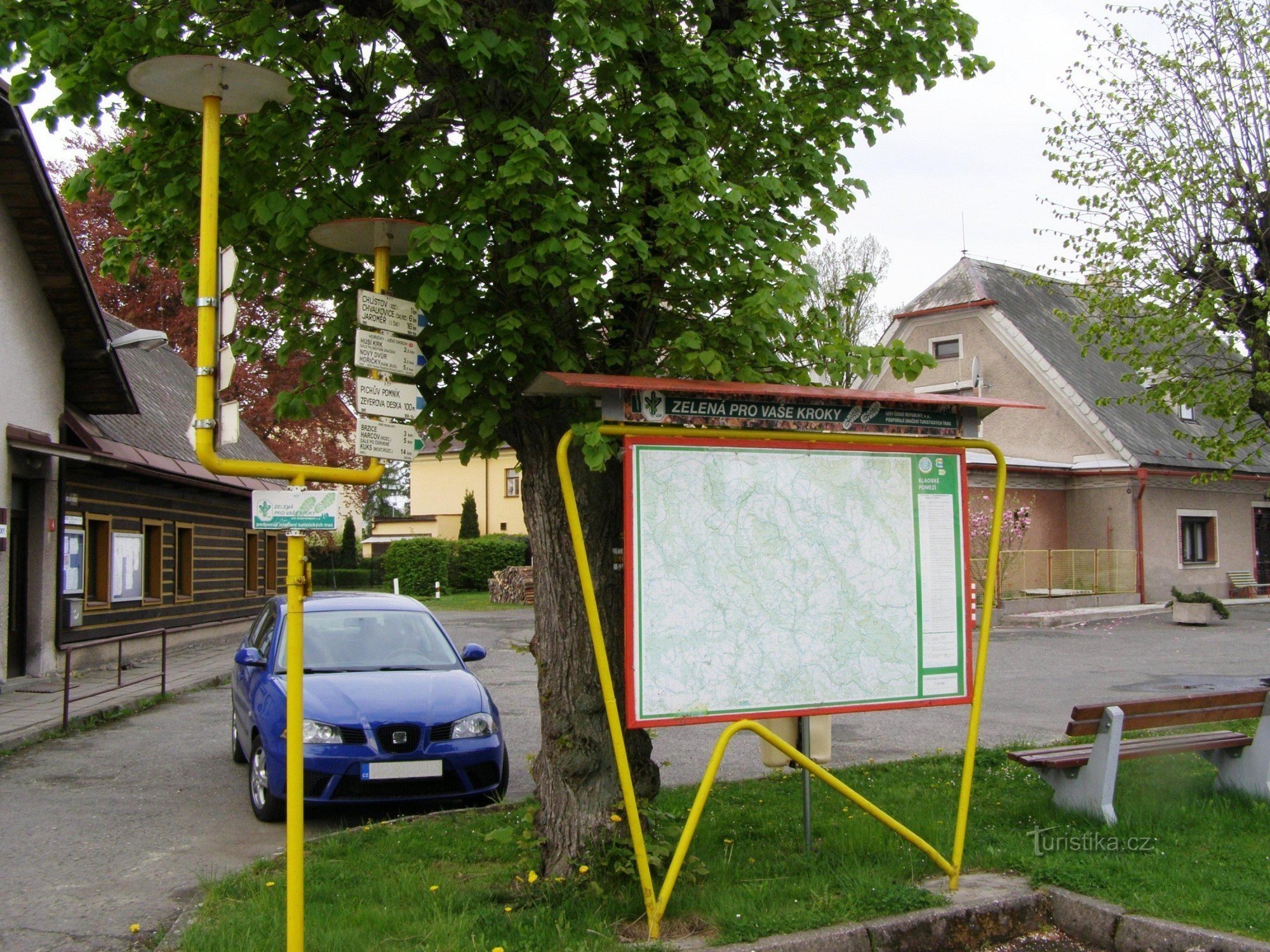 the tourist crossroads of Hořičky