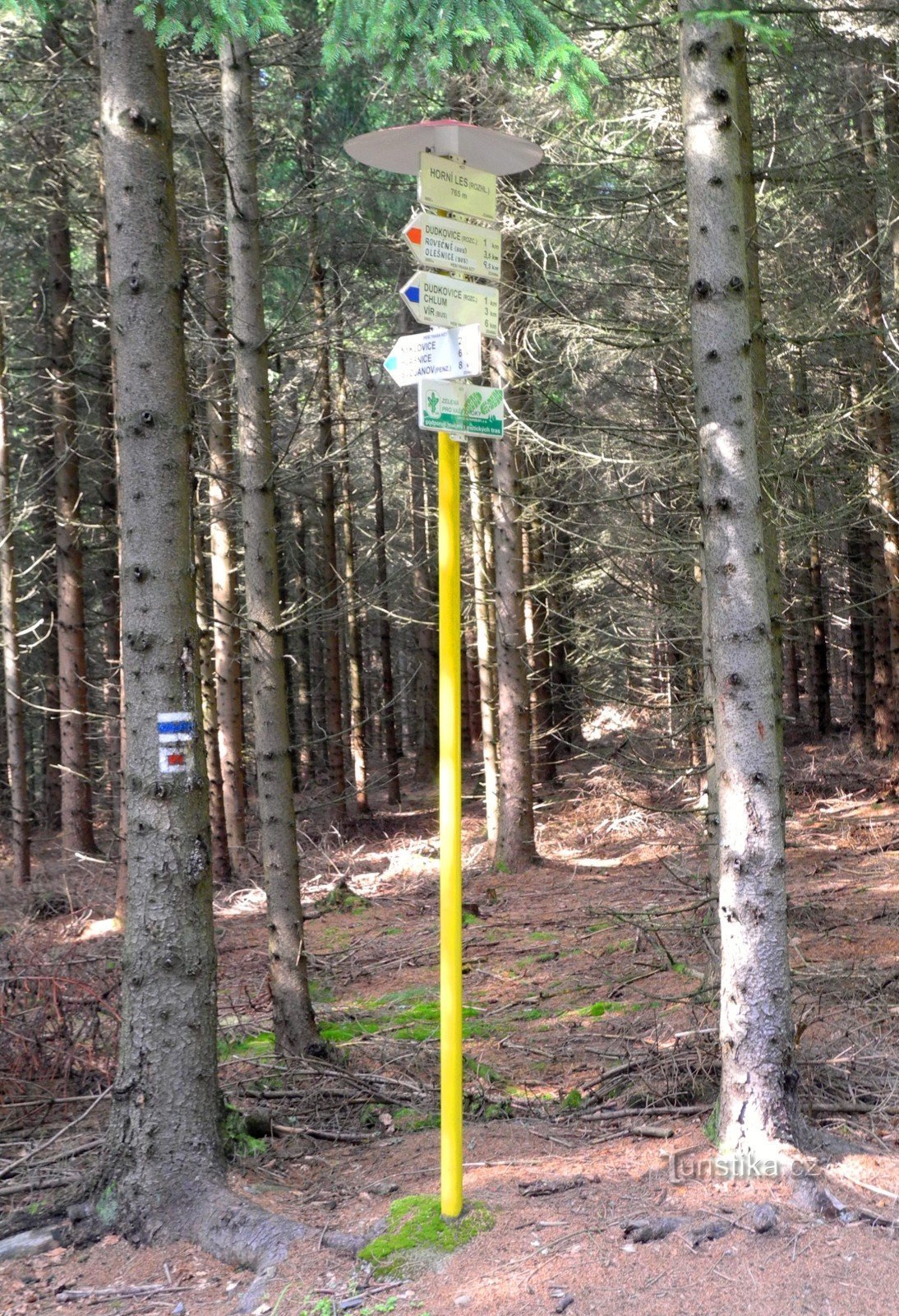 Turistično križišče Horní les