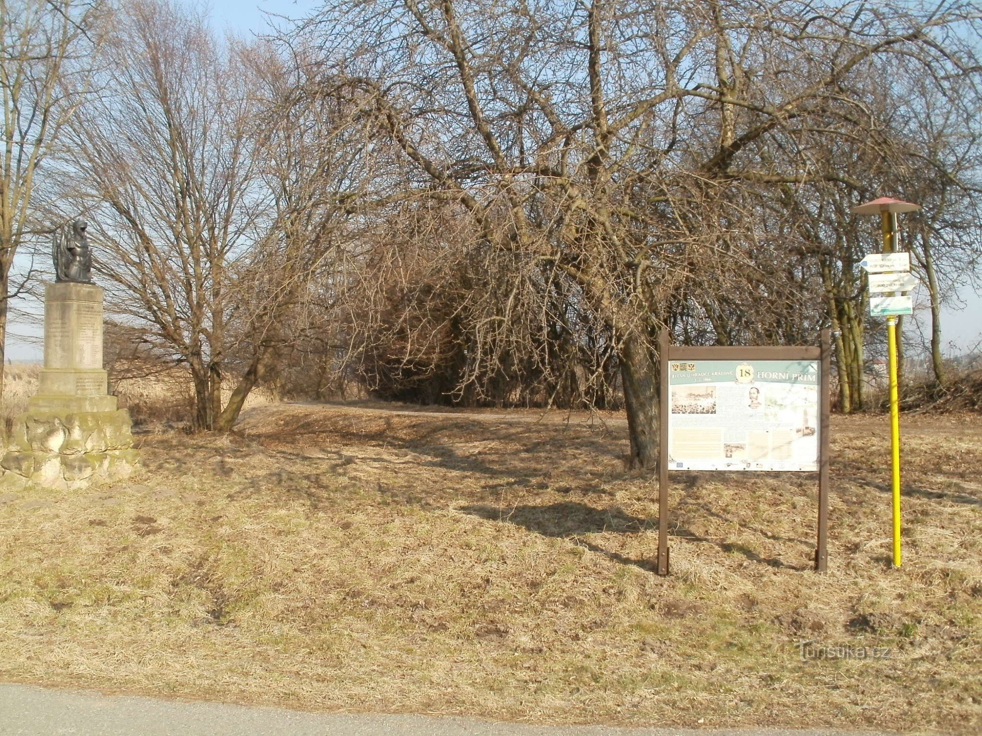 toeristisch kruispunt Horní Přím - u sv. Alois