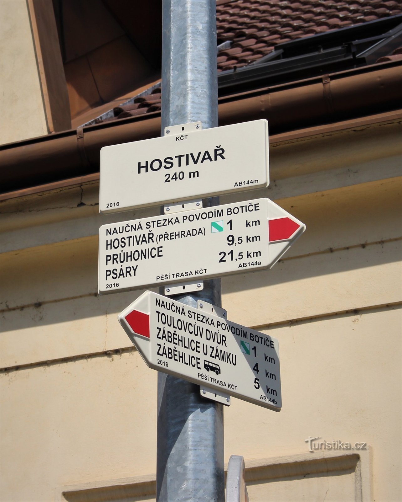 Răscruce turistică Hostivař