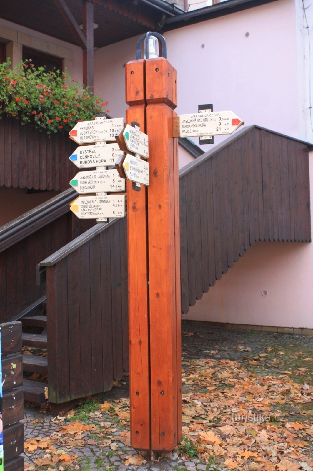 Turistické rozcestí Jablonné nad Orlicí