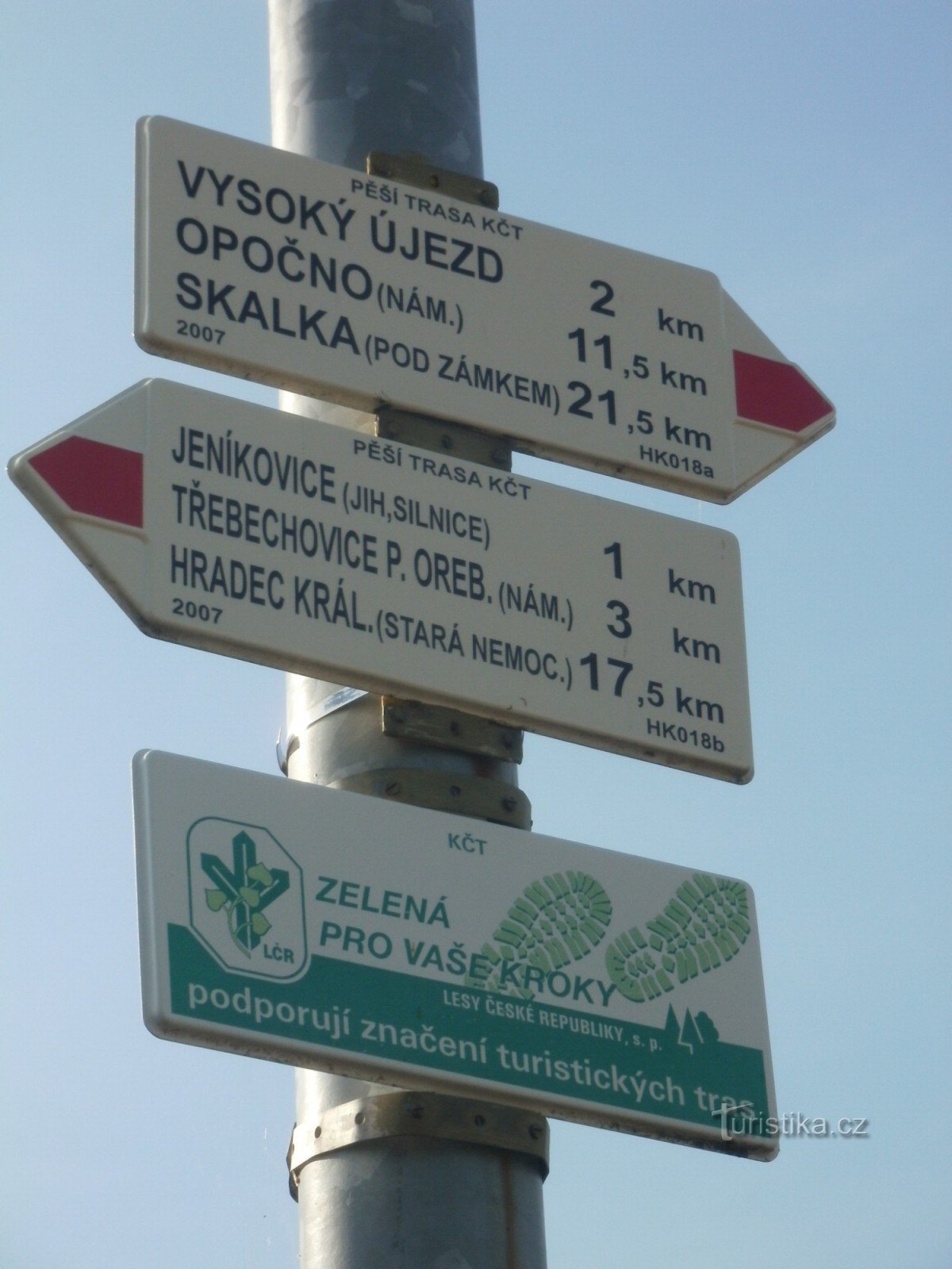 turistično križišče Jeníkovice