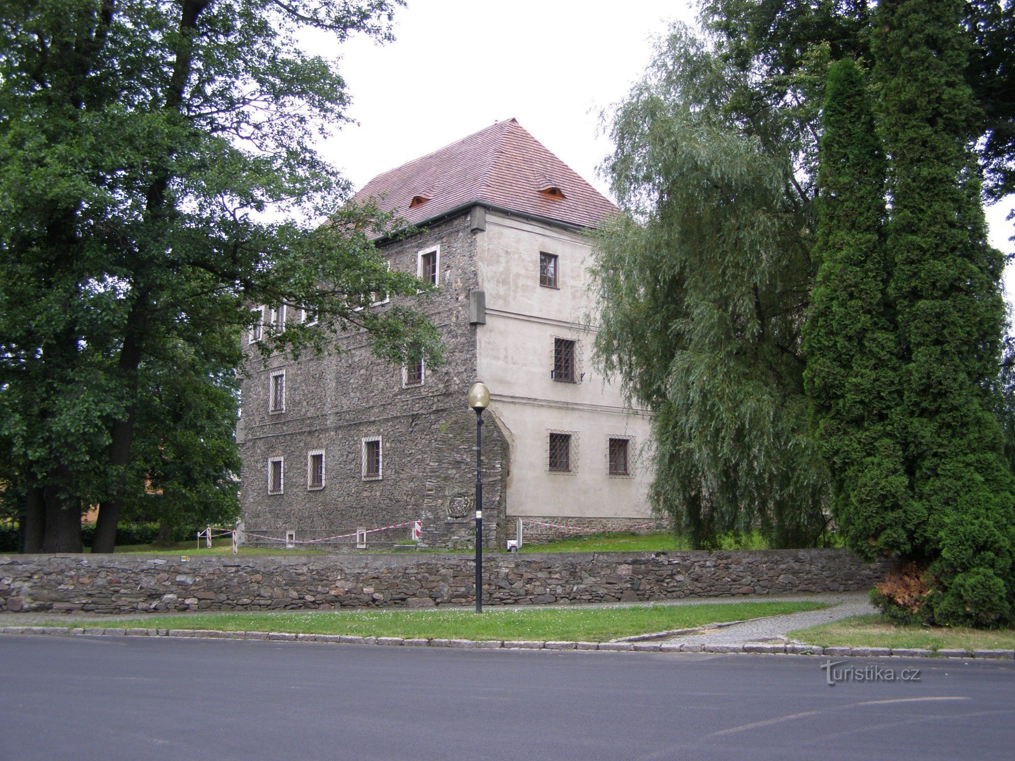 encruzilhada turística Jeseník - fortaleza de água