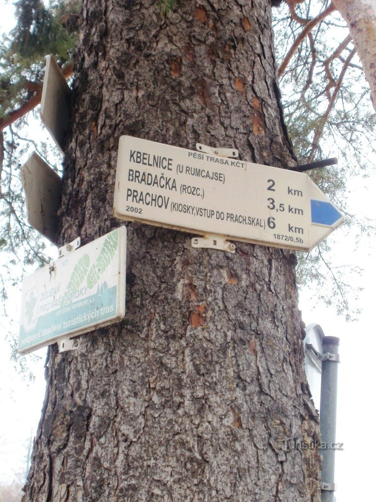 tourist crossroads Jičín - pond Kníže