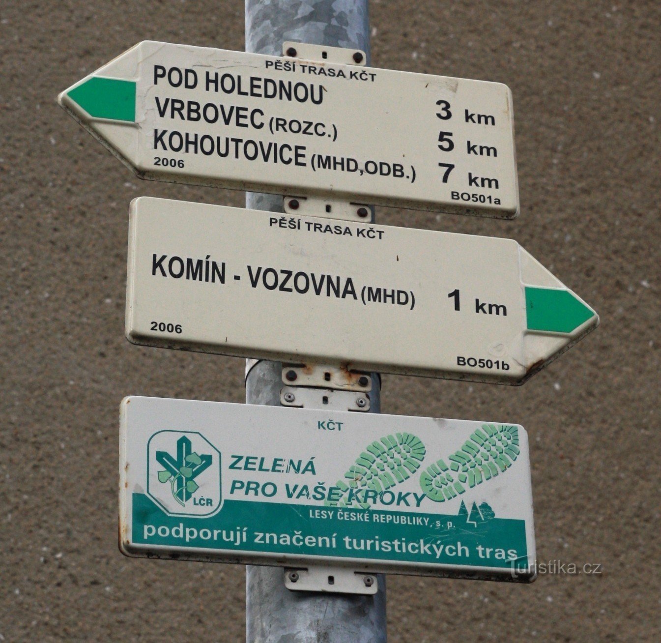 Tourist crossroads Jundrov