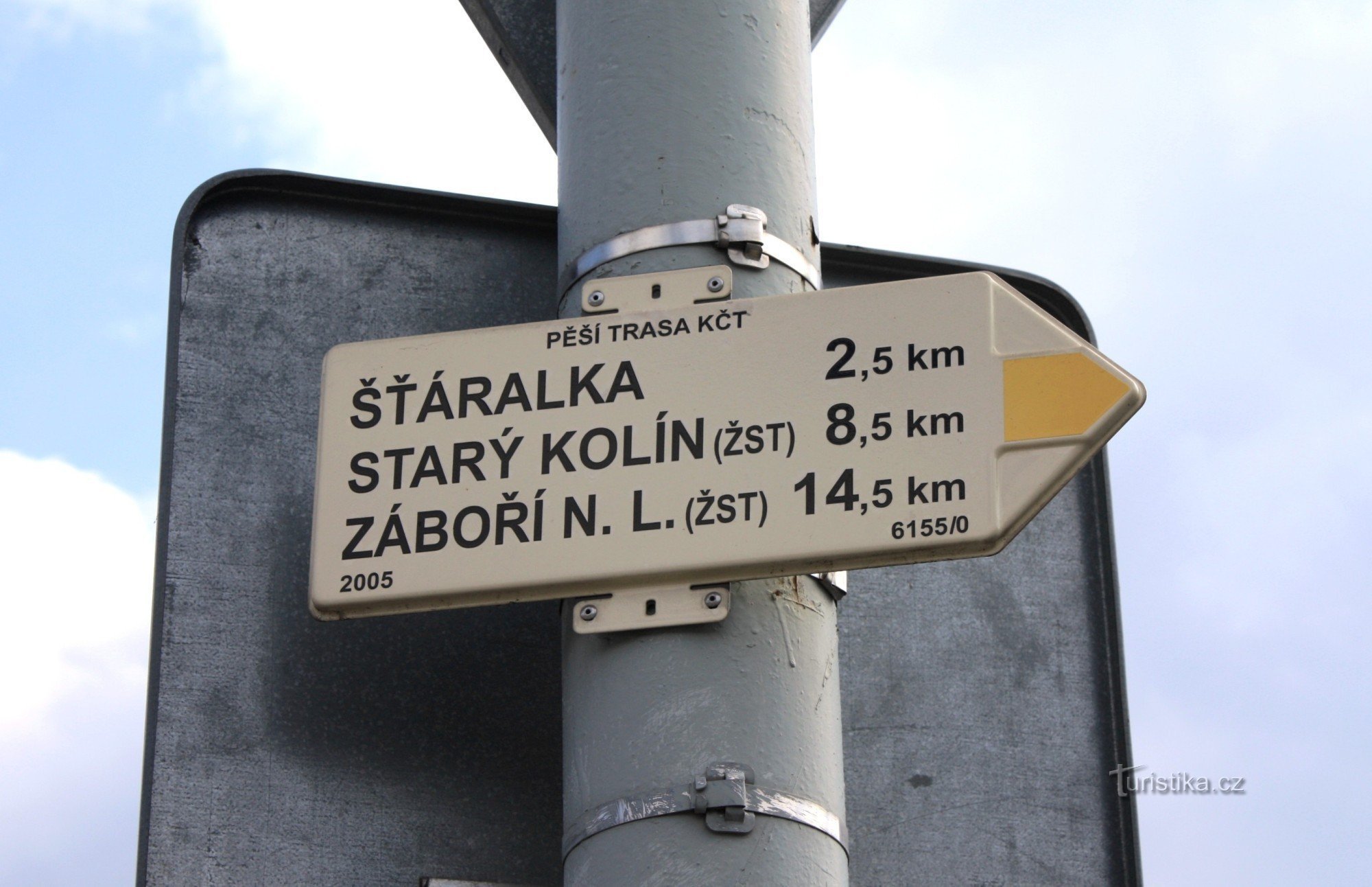 Turistvejkryds Kolín nádraží