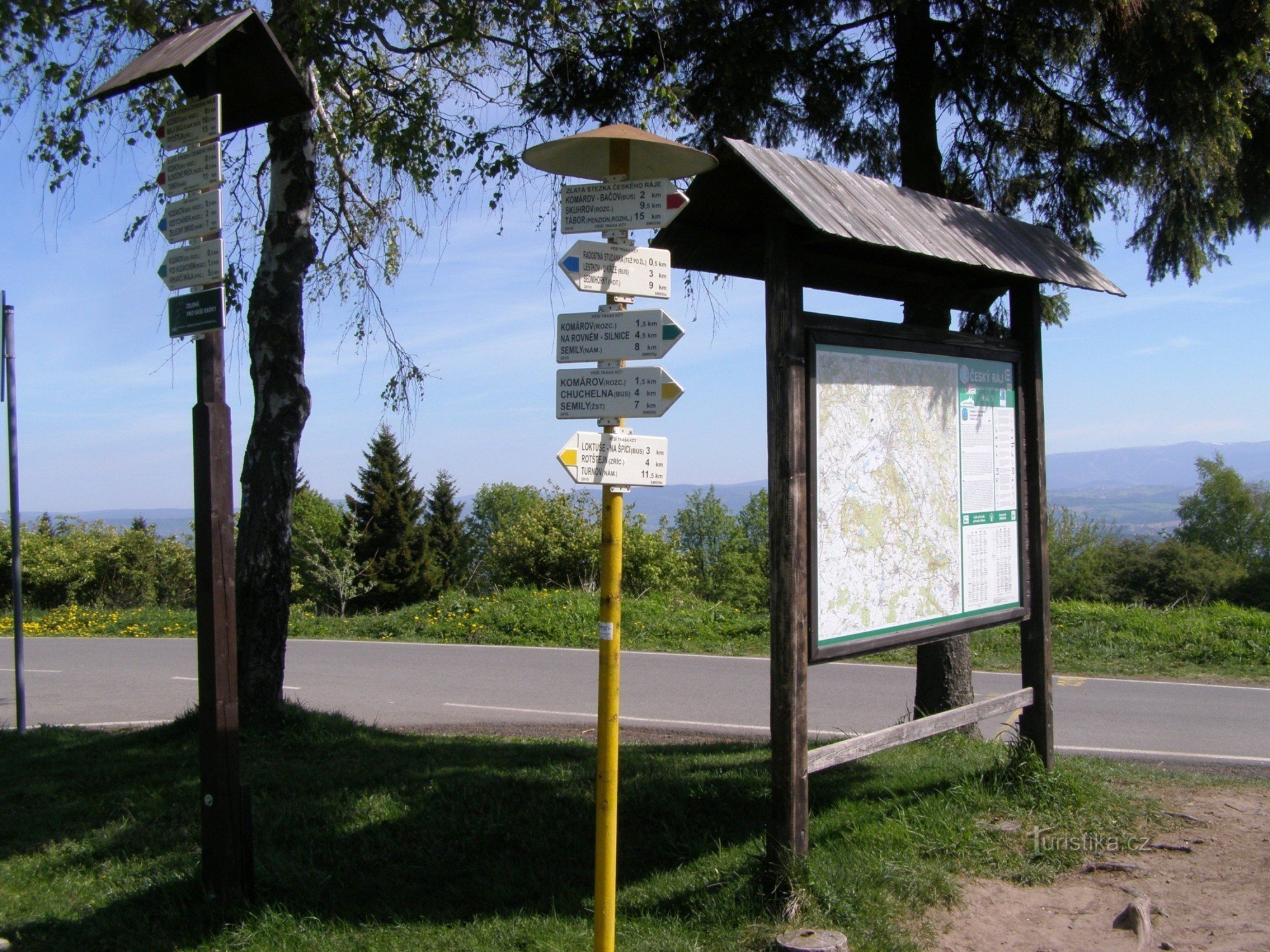 encruzilhada turística Kozákov