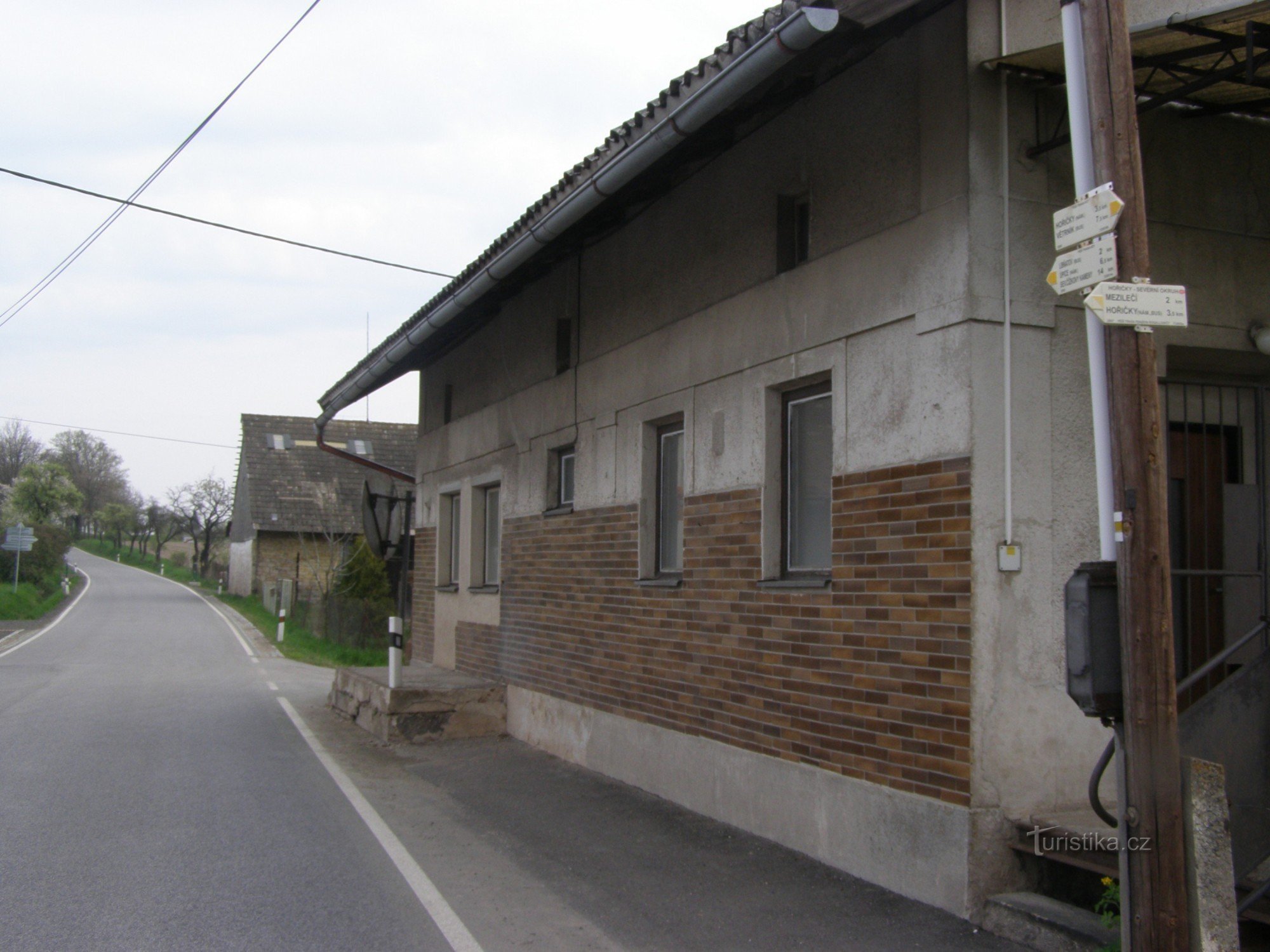 tourist crossroads Křižanov