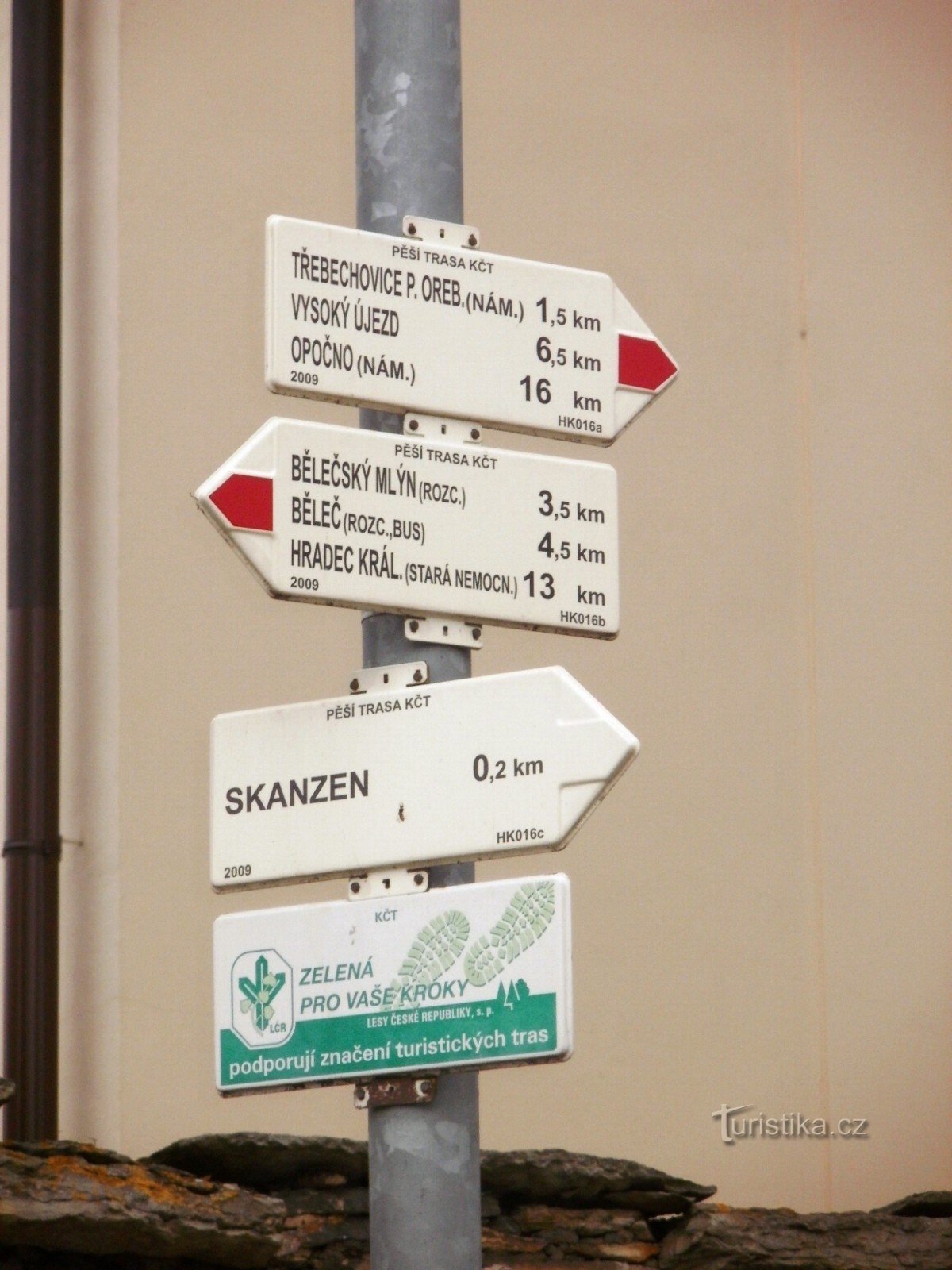 クルニョヴィツェの観光交差点