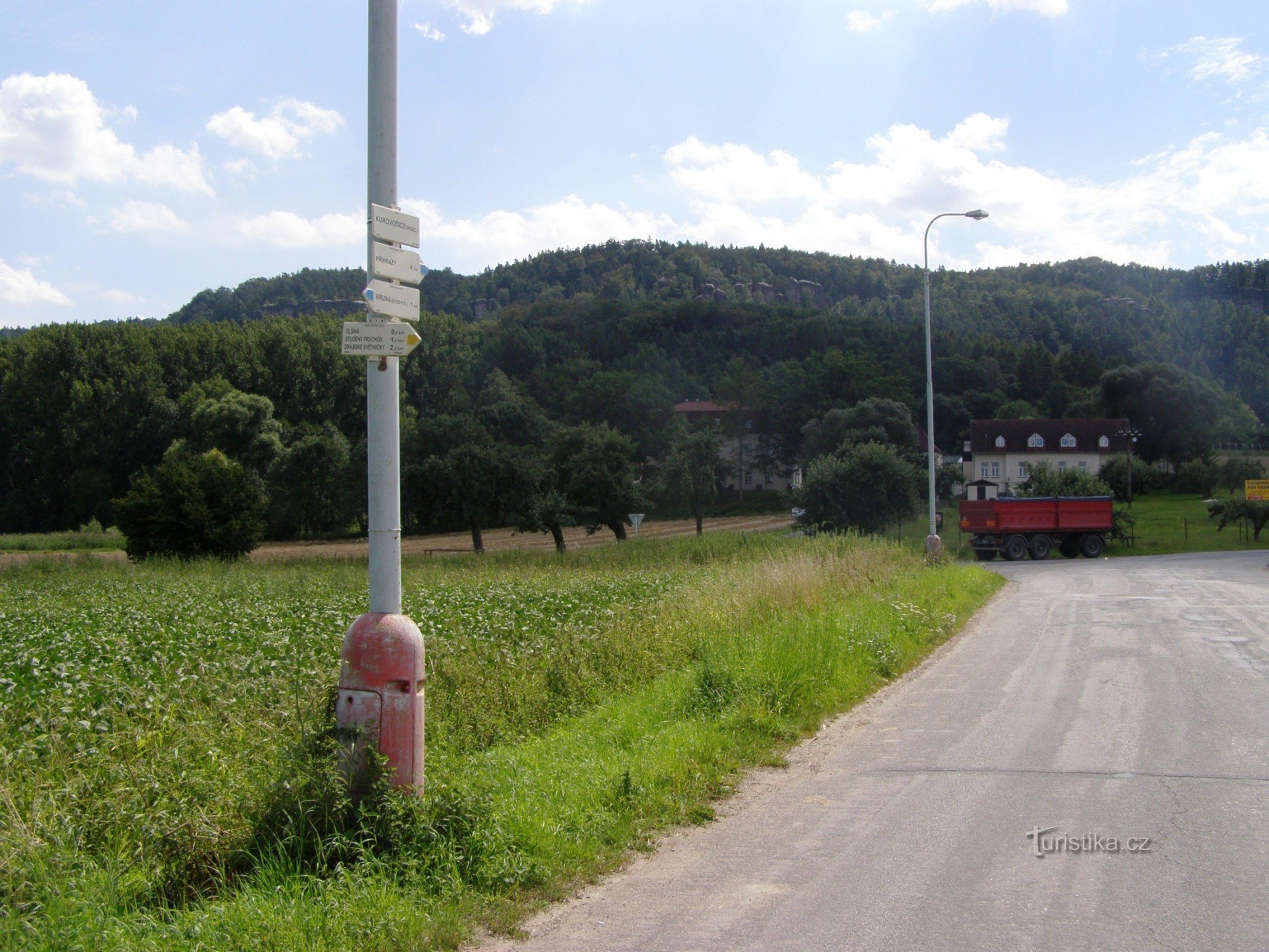 Touristenkreuzung Kurovodice