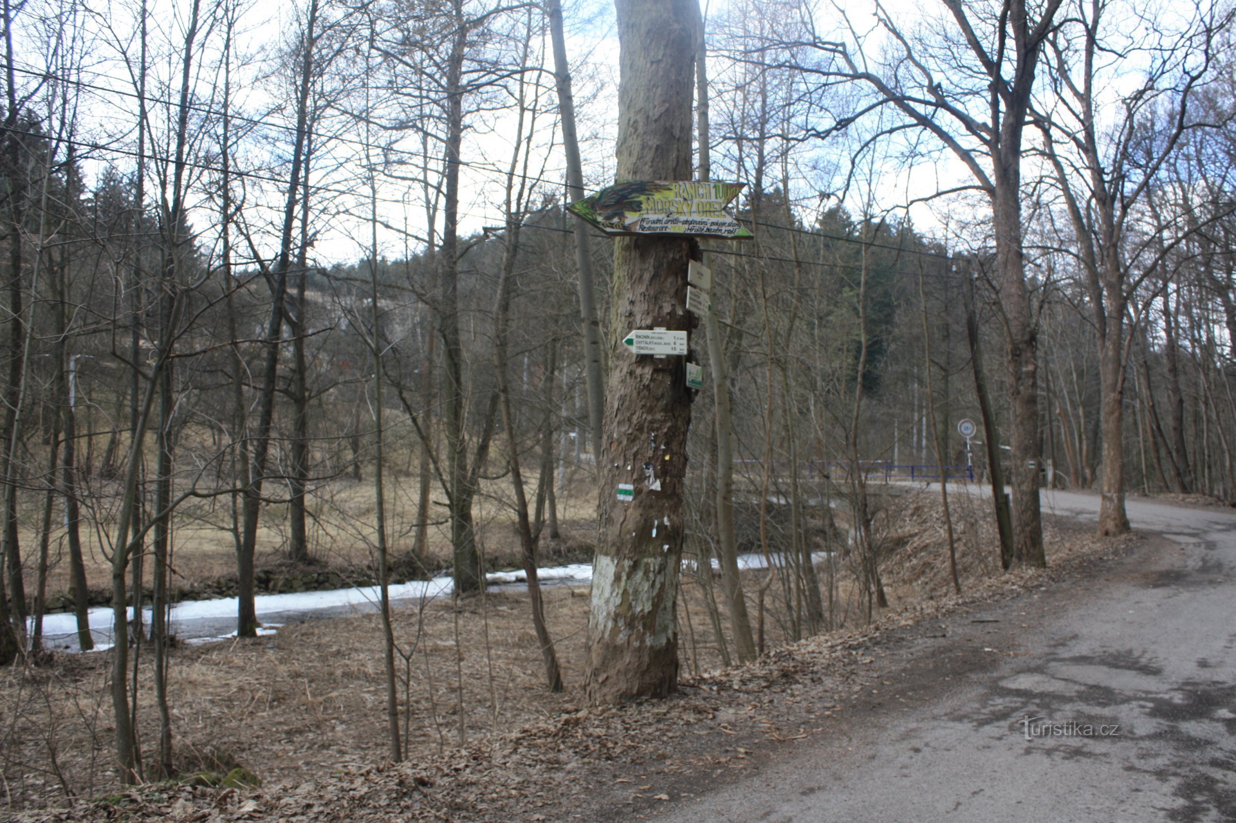 Turistvejkryds i Kutiny