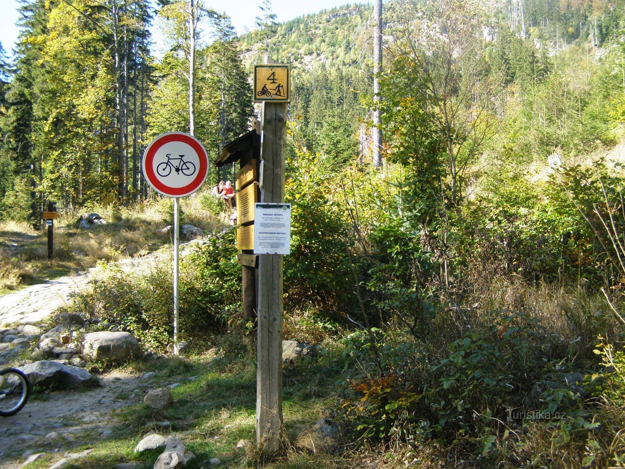 turistkorsning Labský důl - Pudlava