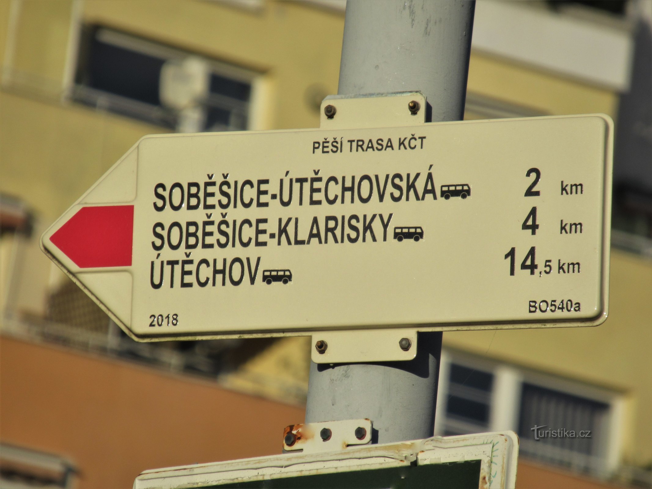 Lesná tourist crossroads