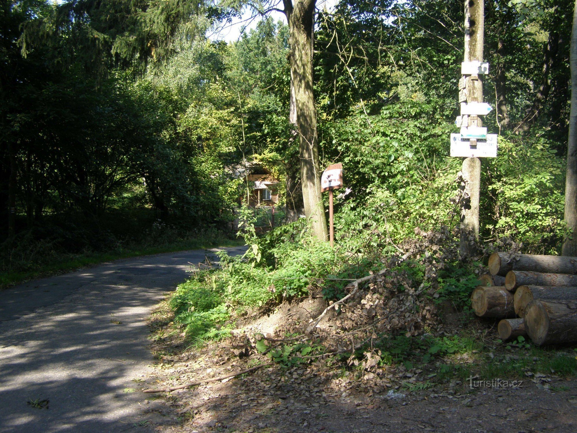 encruzilhada turística Libštejn