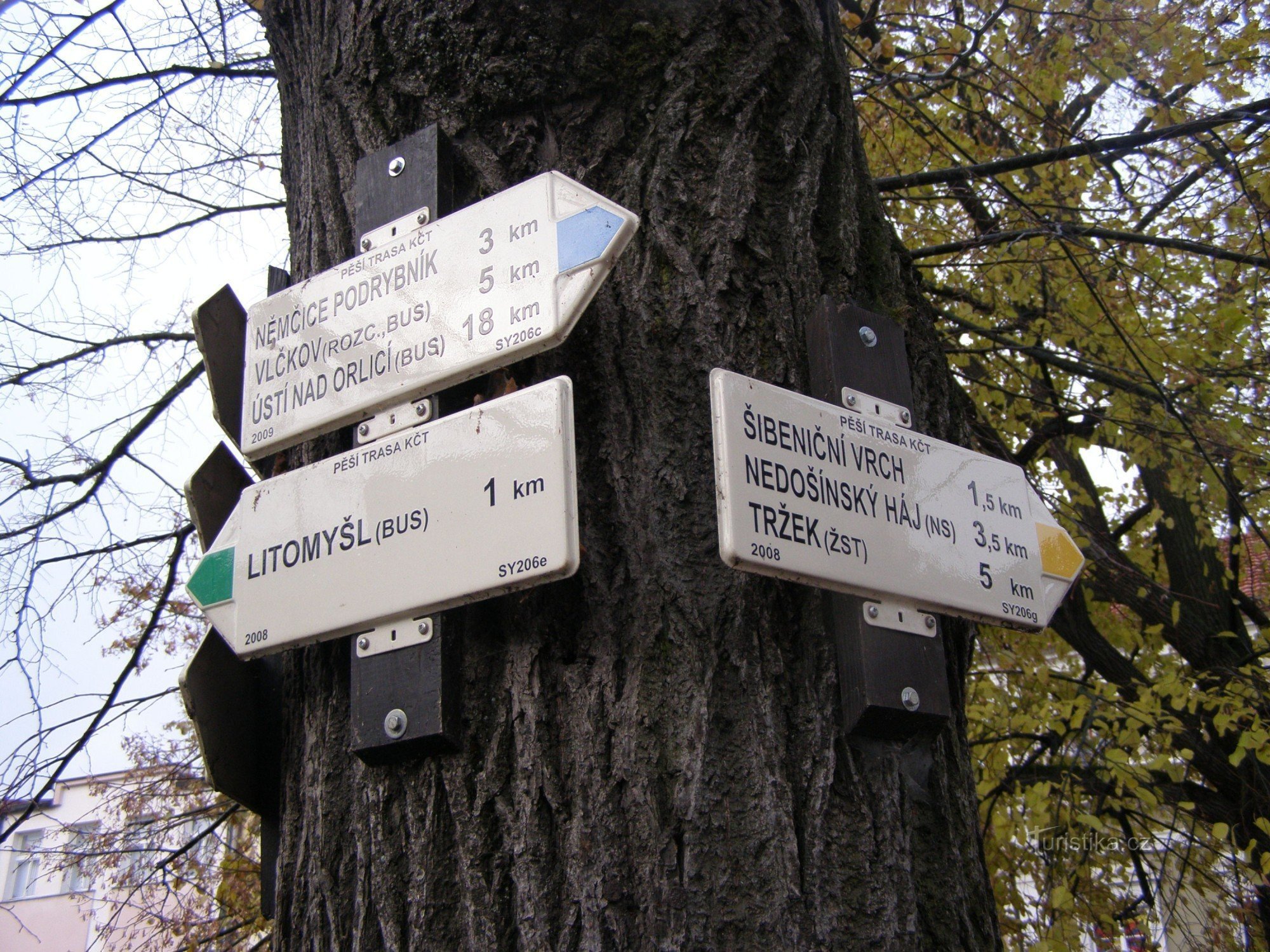 encruzilhada turística Litomyšl - Smetanovo náměstí