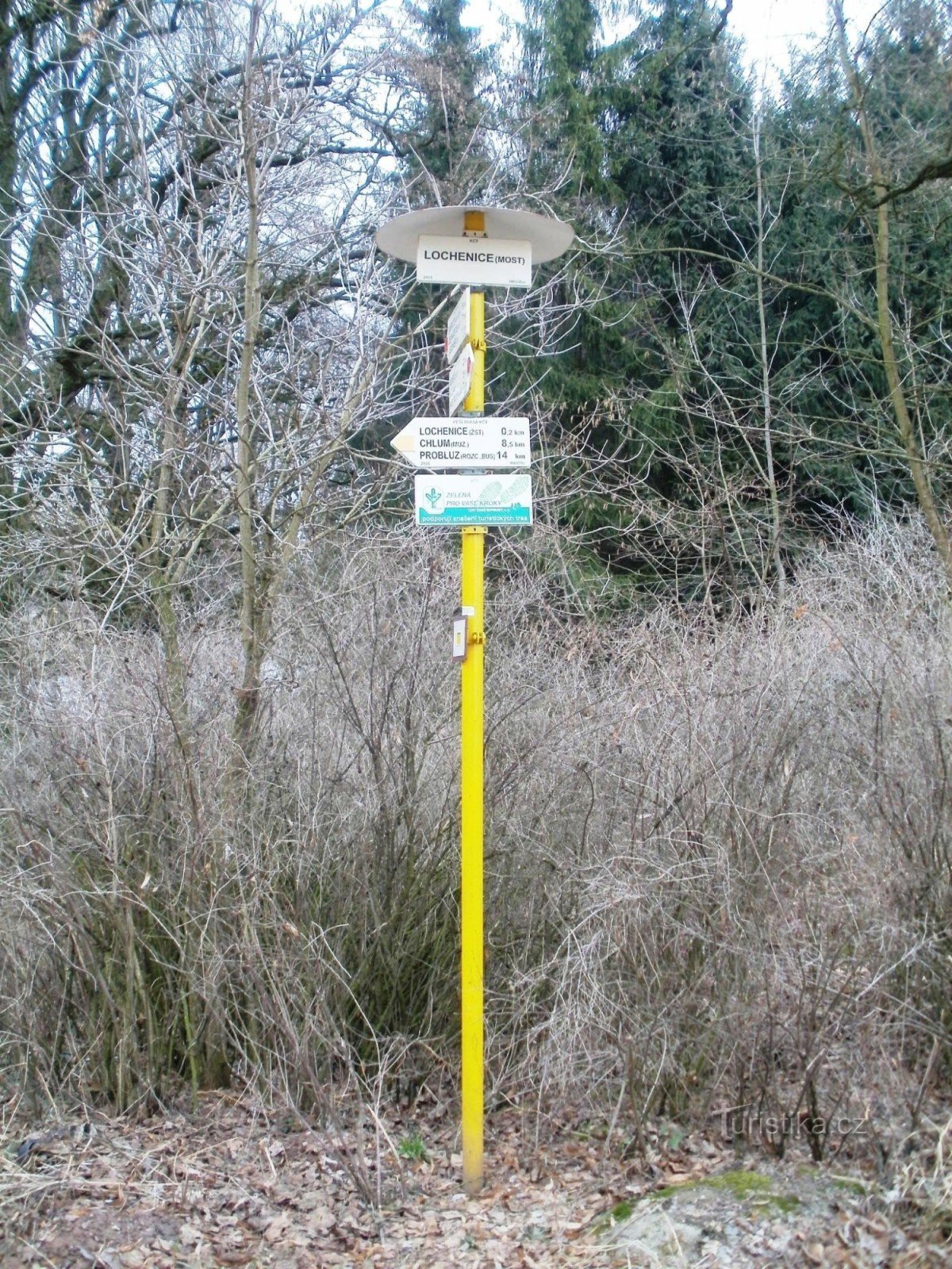 Touristenkreuzung Lochenice - Brücke