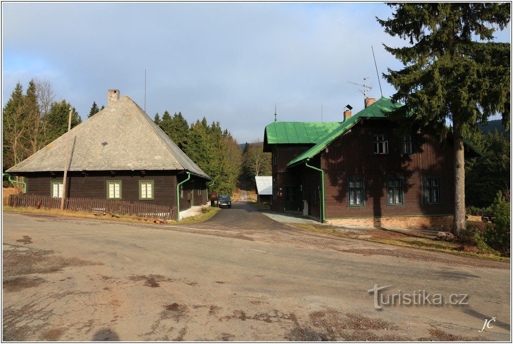 Turistvejkryds i Luisa-dalen