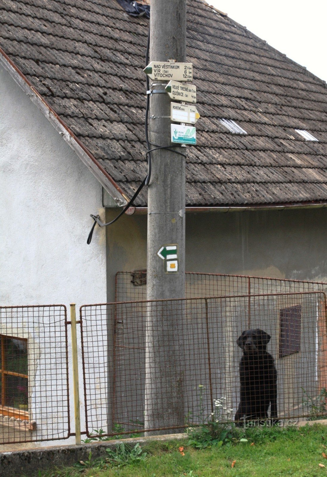 Turistické rozcestí Malé Tresné