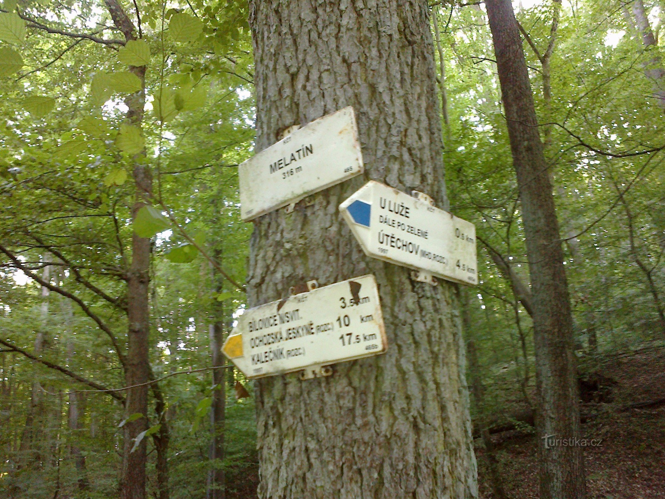 Tourist crossroads Melatín I.