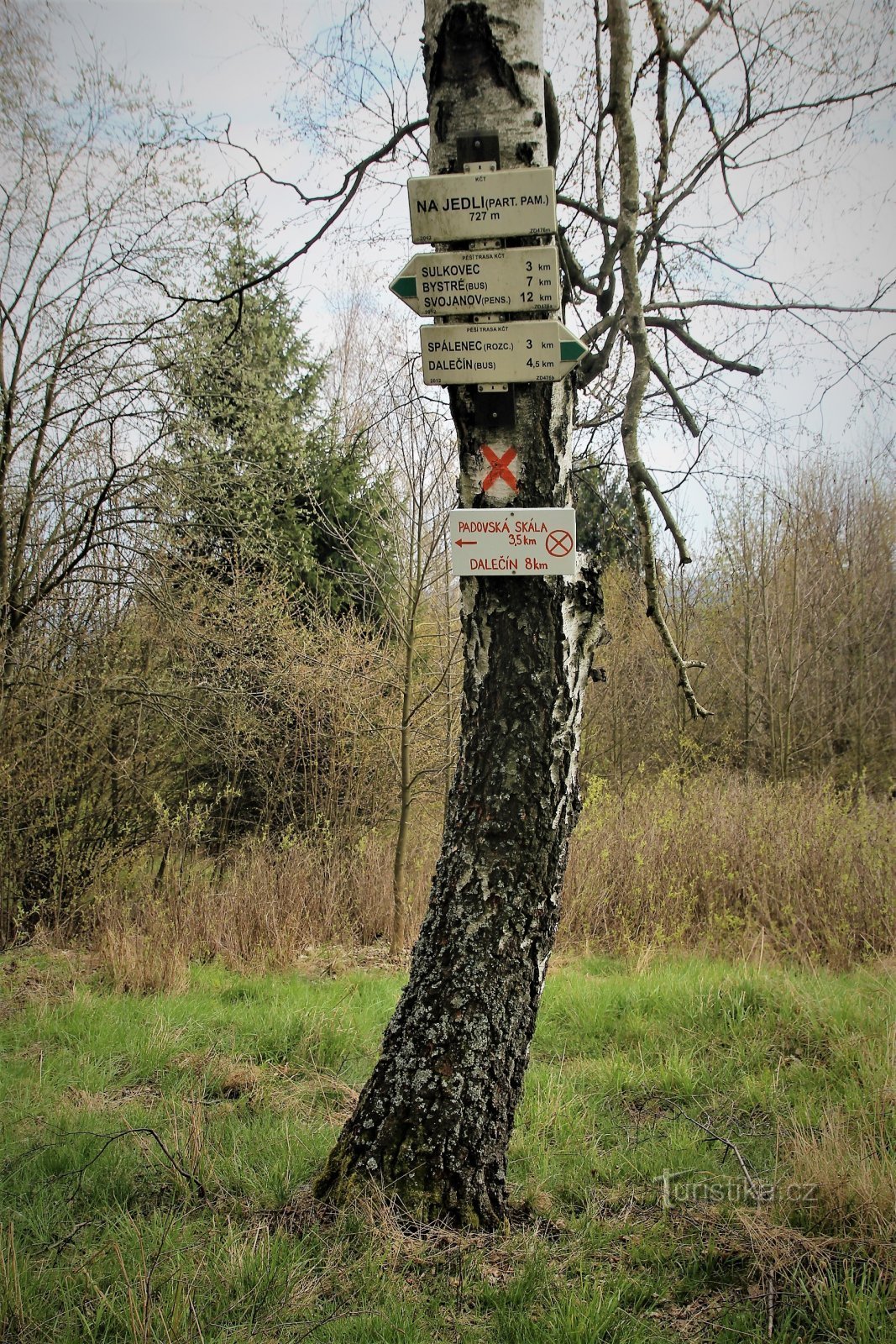 Rozdroża turystyczne Na jedli